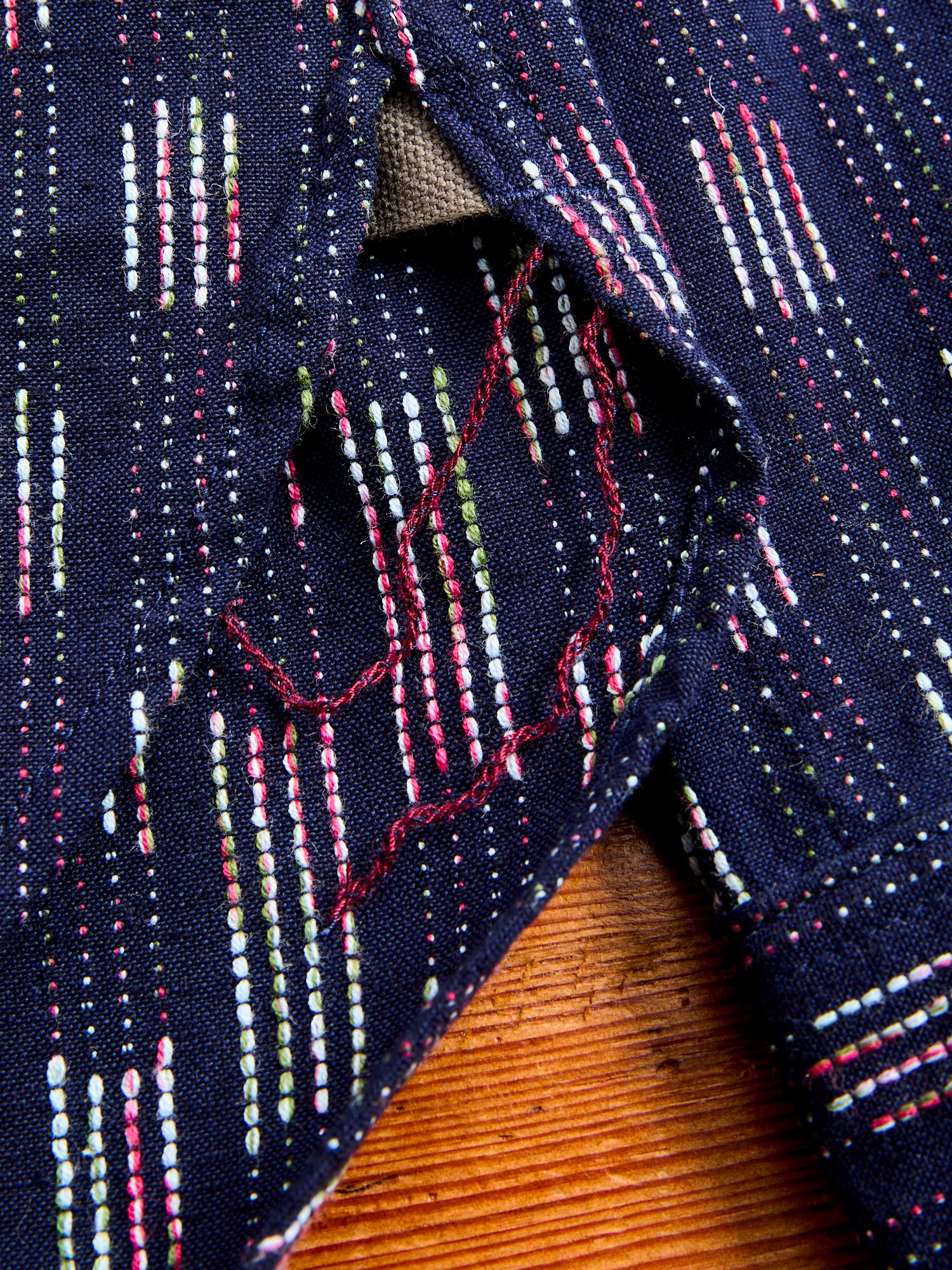 Kurume River Work Shirt in Blue - Image 7