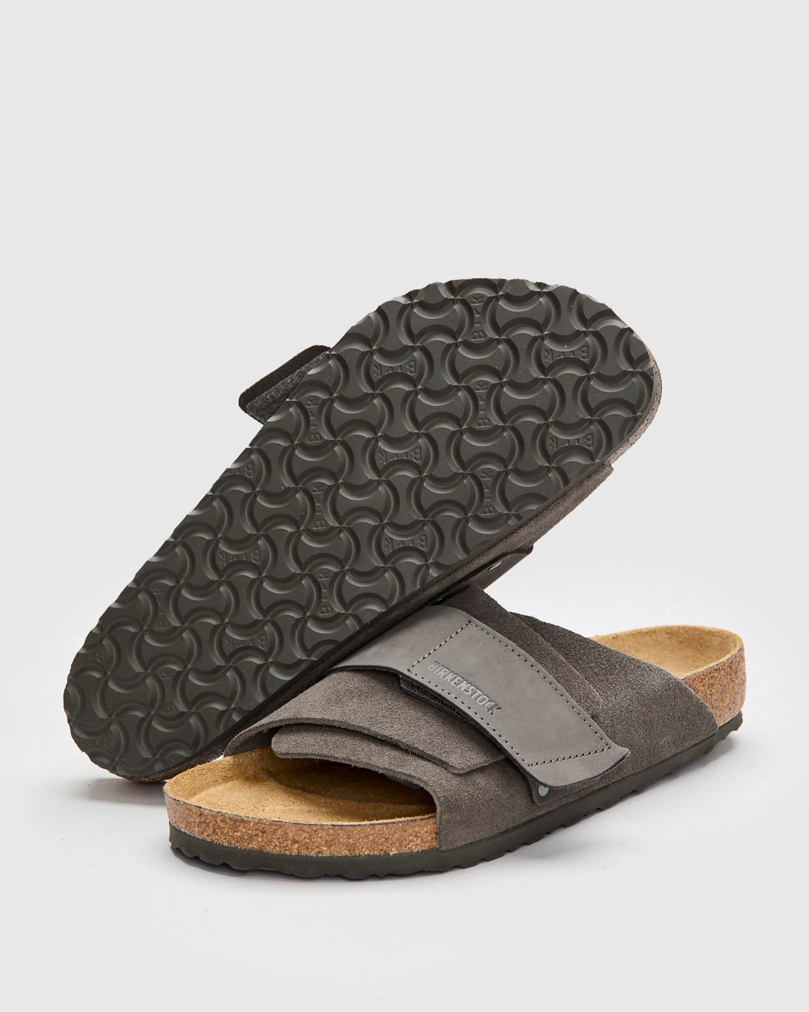 Kyoto Sandal in Concrete Grey Suede - Image 2