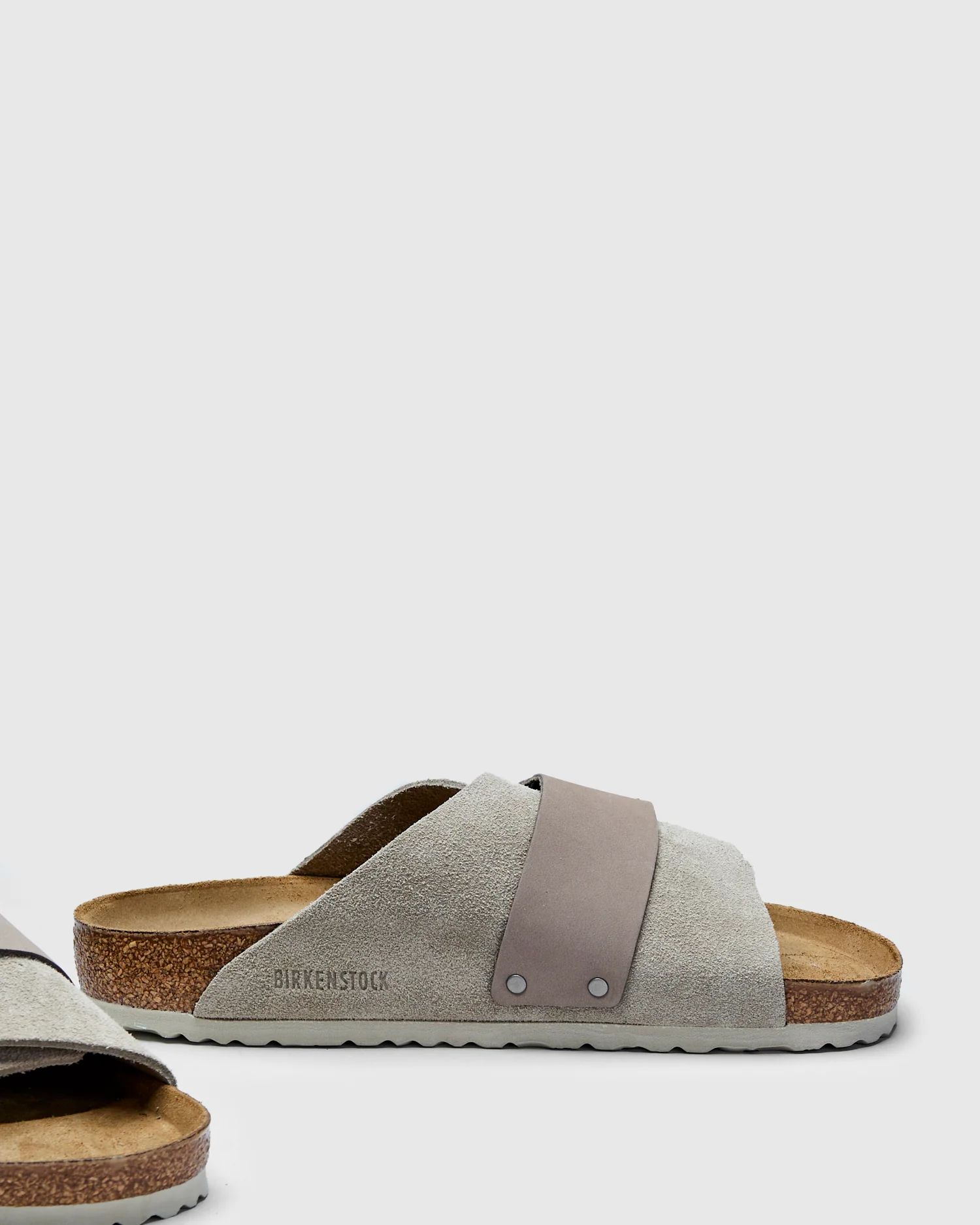 Kyoto Sandal in Taupe Suede Roughout - Image 4