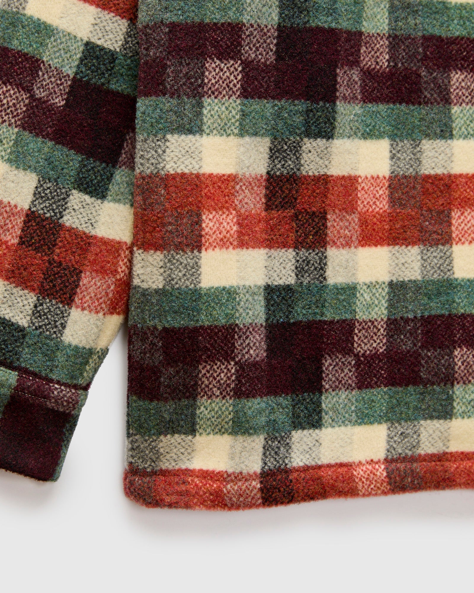 La Paz x Portuguese Flannel Check Overshirt in Atlantic - Image 7