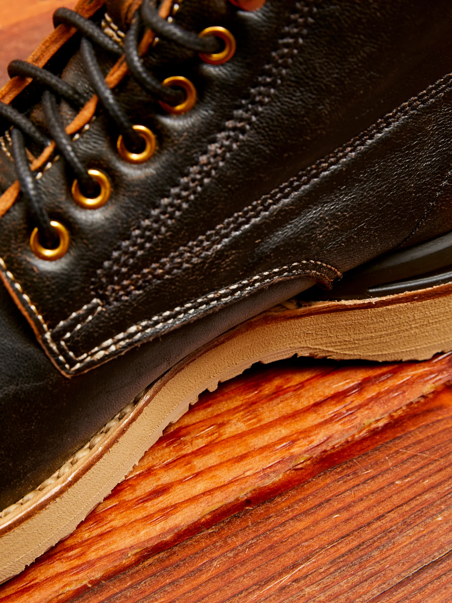 Lambskin Virgil Boots-Folk in Black - Image 5