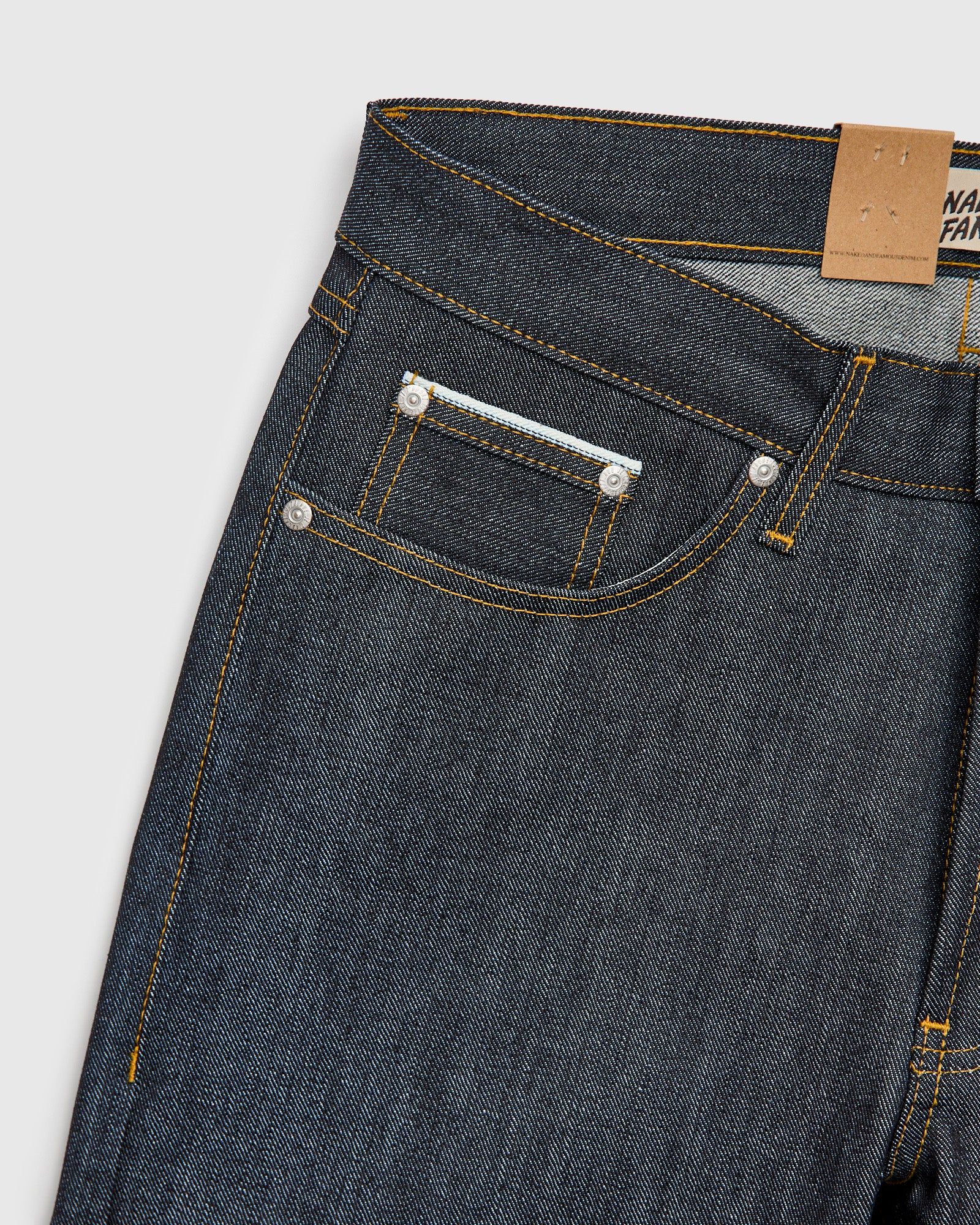"Left Hand Twill" 13.75oz Selvedge Denim - True Guy Fit - Image 8