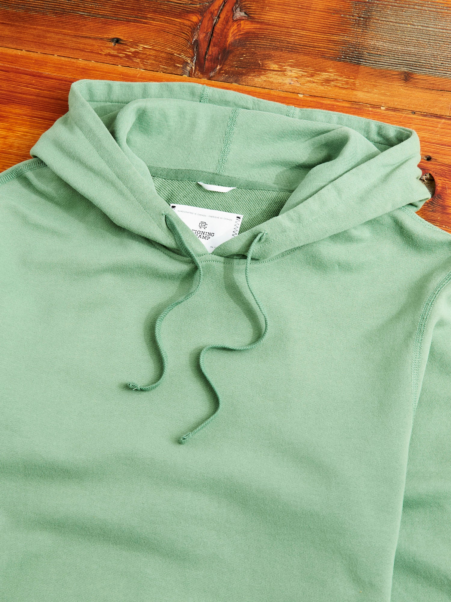 Lightweight Pullover Hoodie in Jade - Image 2