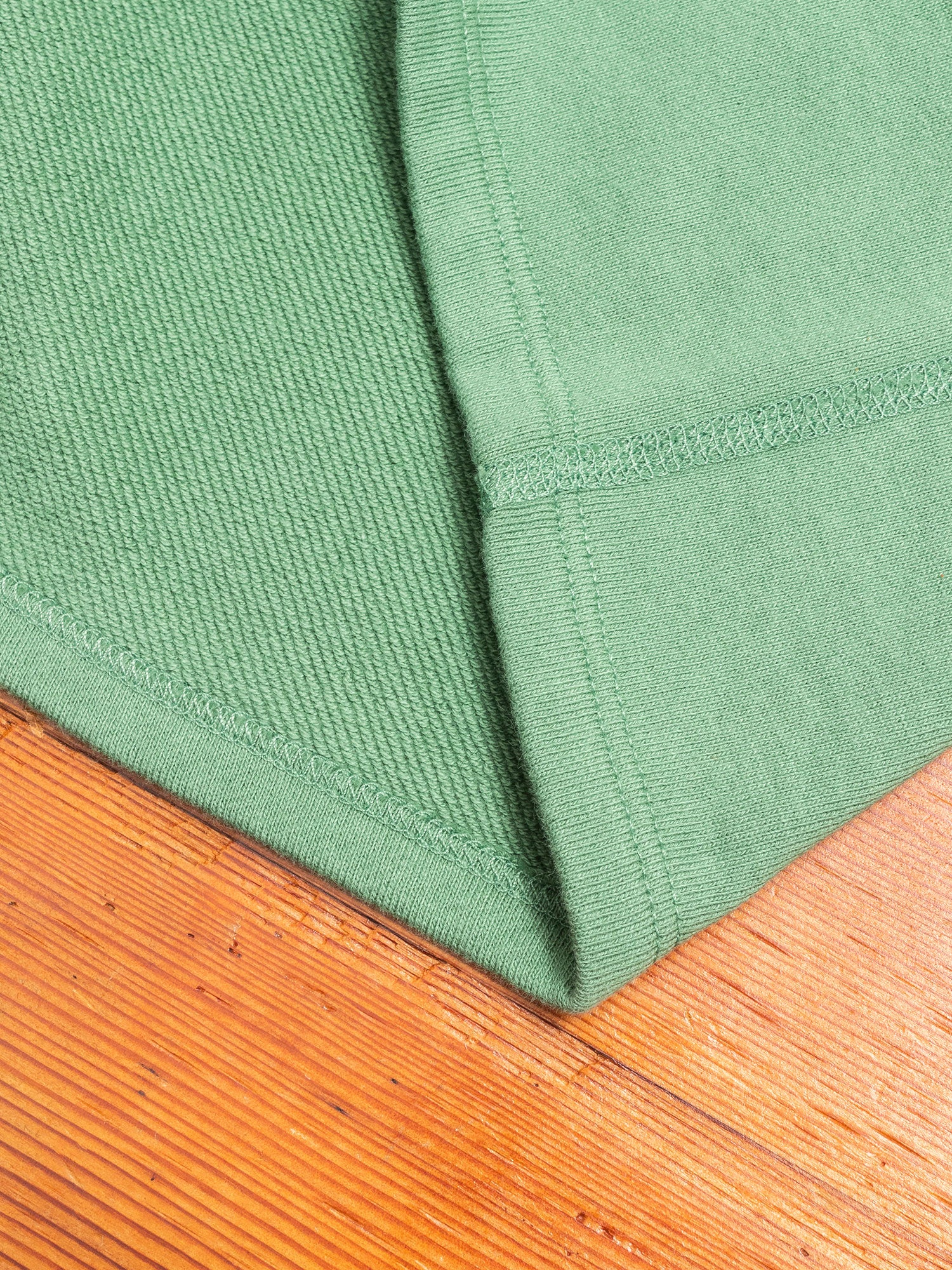 Lightweight Terry Sweatshort in Jade - Image 5