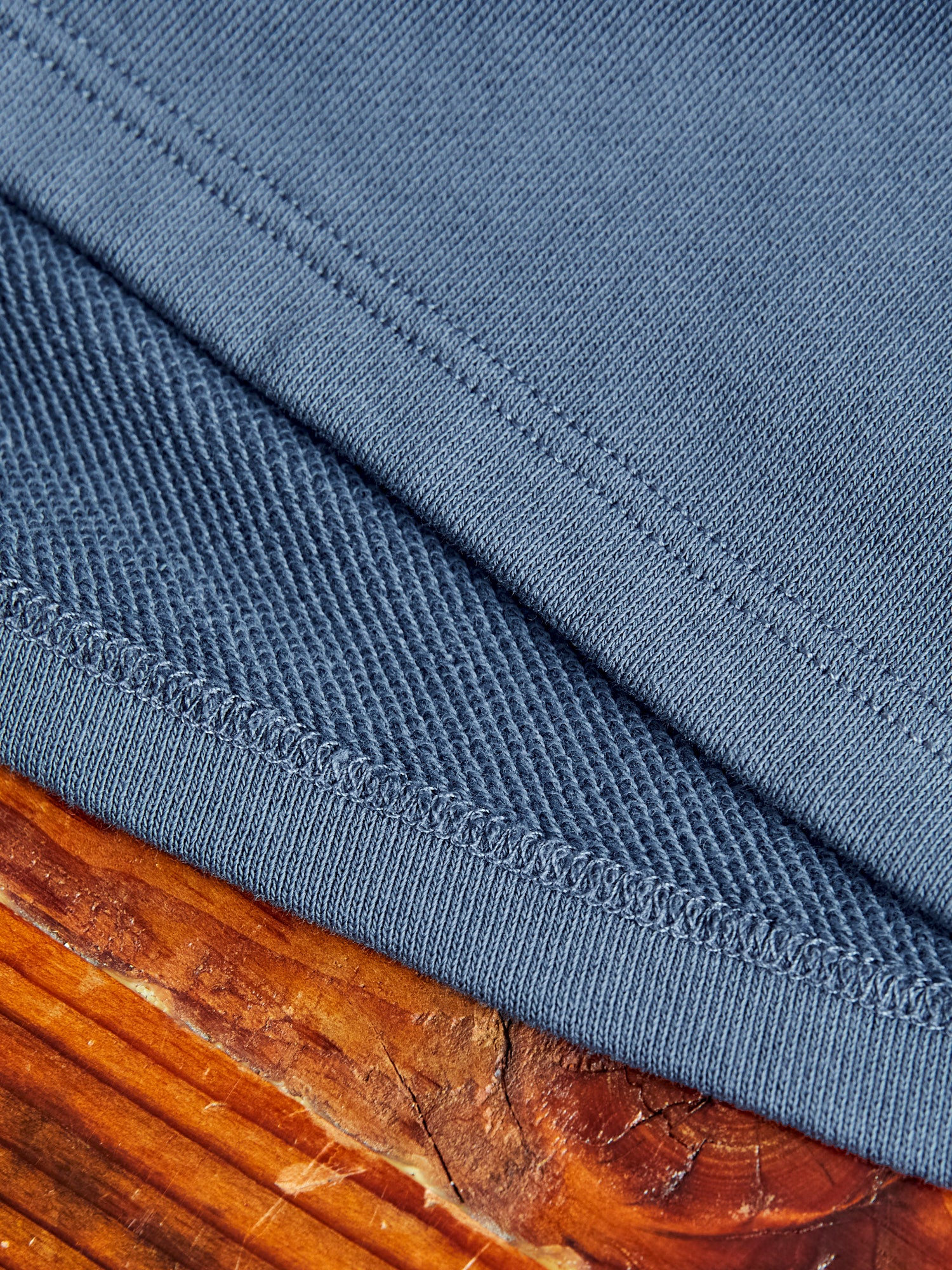 Lightweight Terry Sweatshort in Washed Blue - Image 4