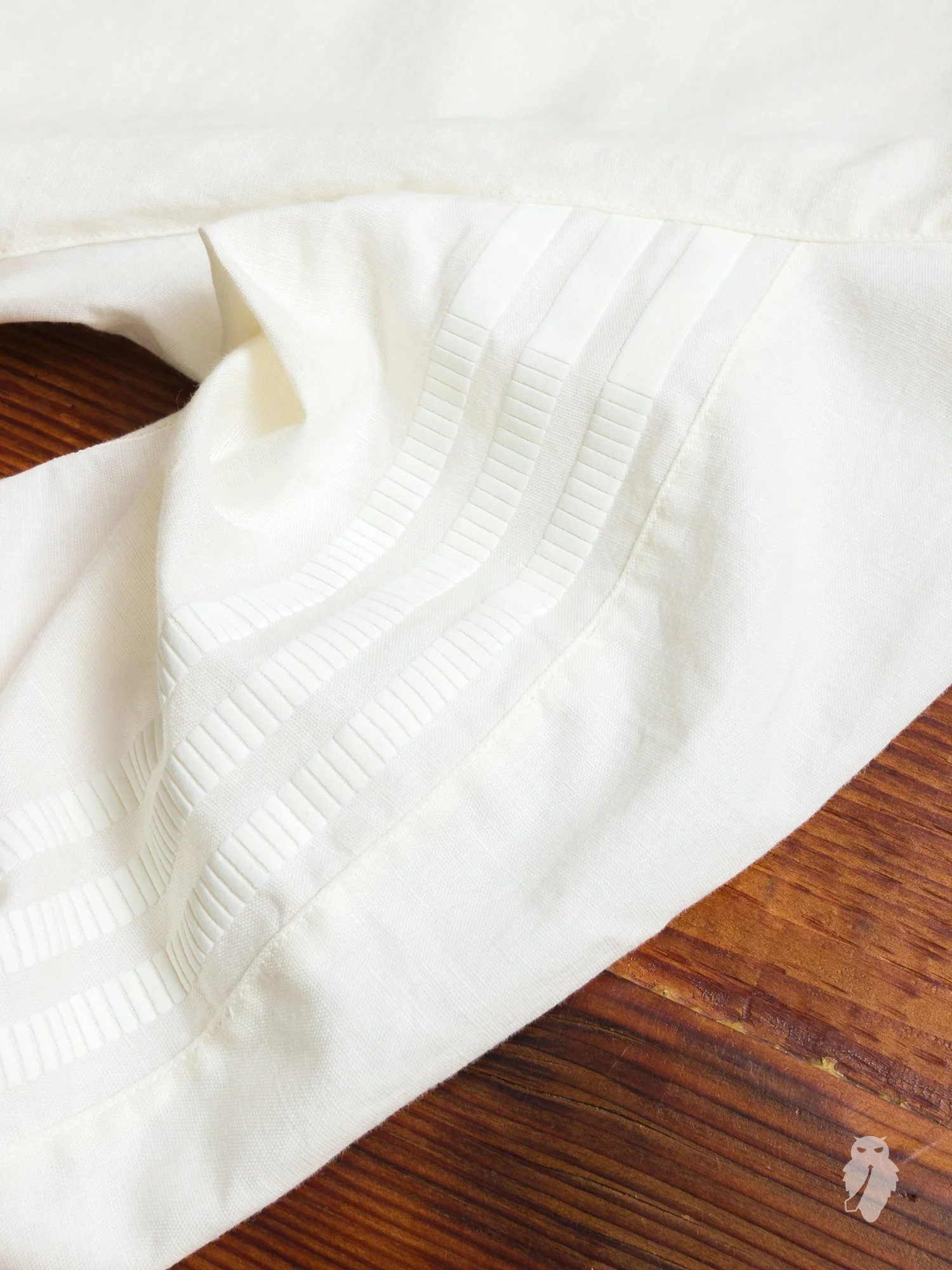 Linen Coaches Jacket in Off White - Image 9