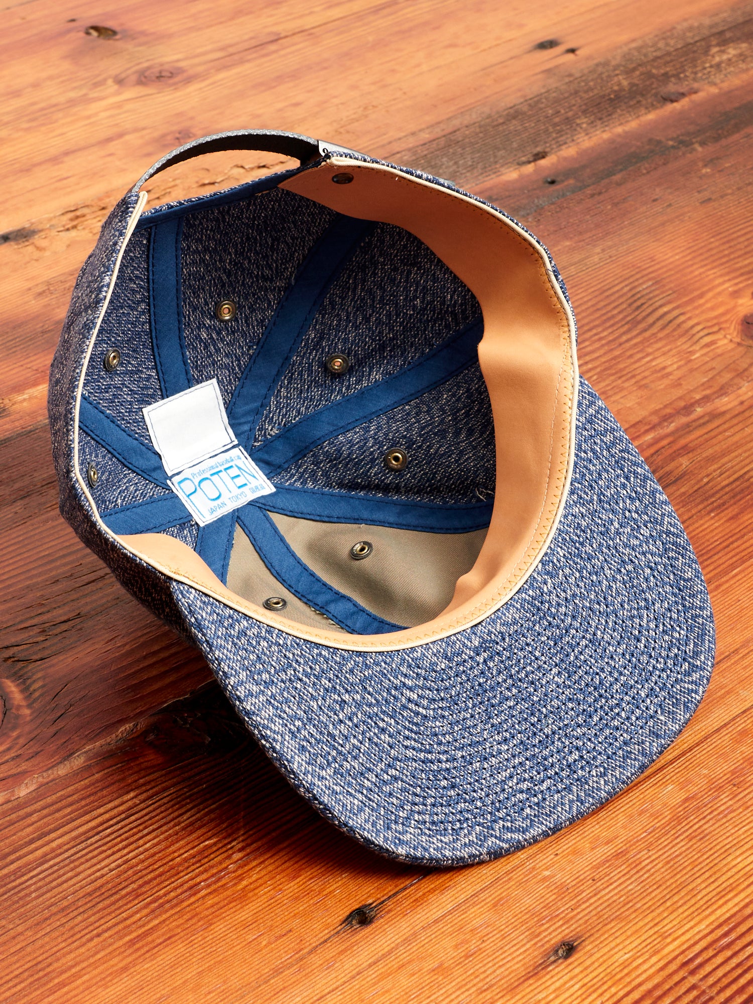 Linen Dyed Cap in Light Blue - Image 8