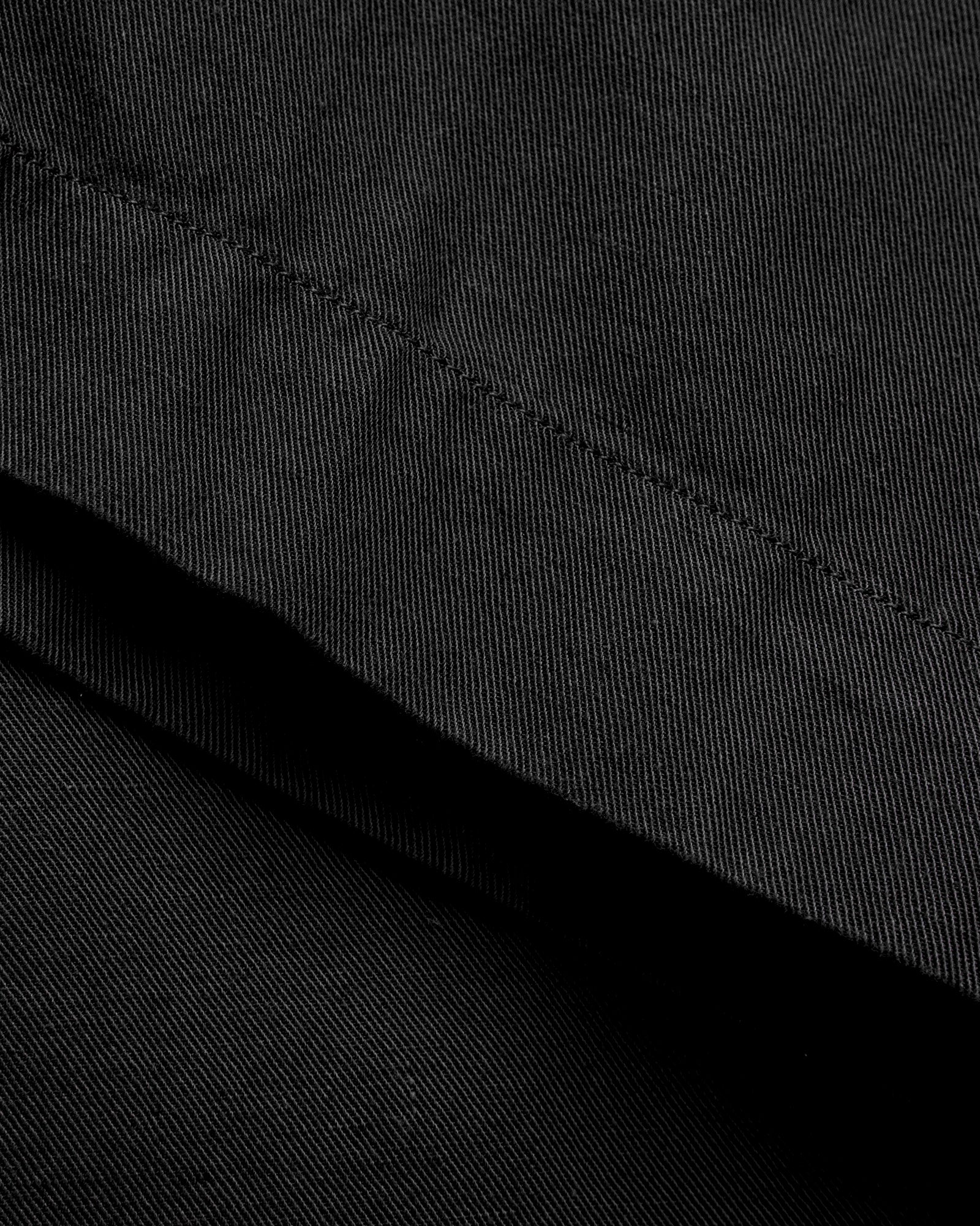 Linen Pleated Chino in Faded Black - Image 9