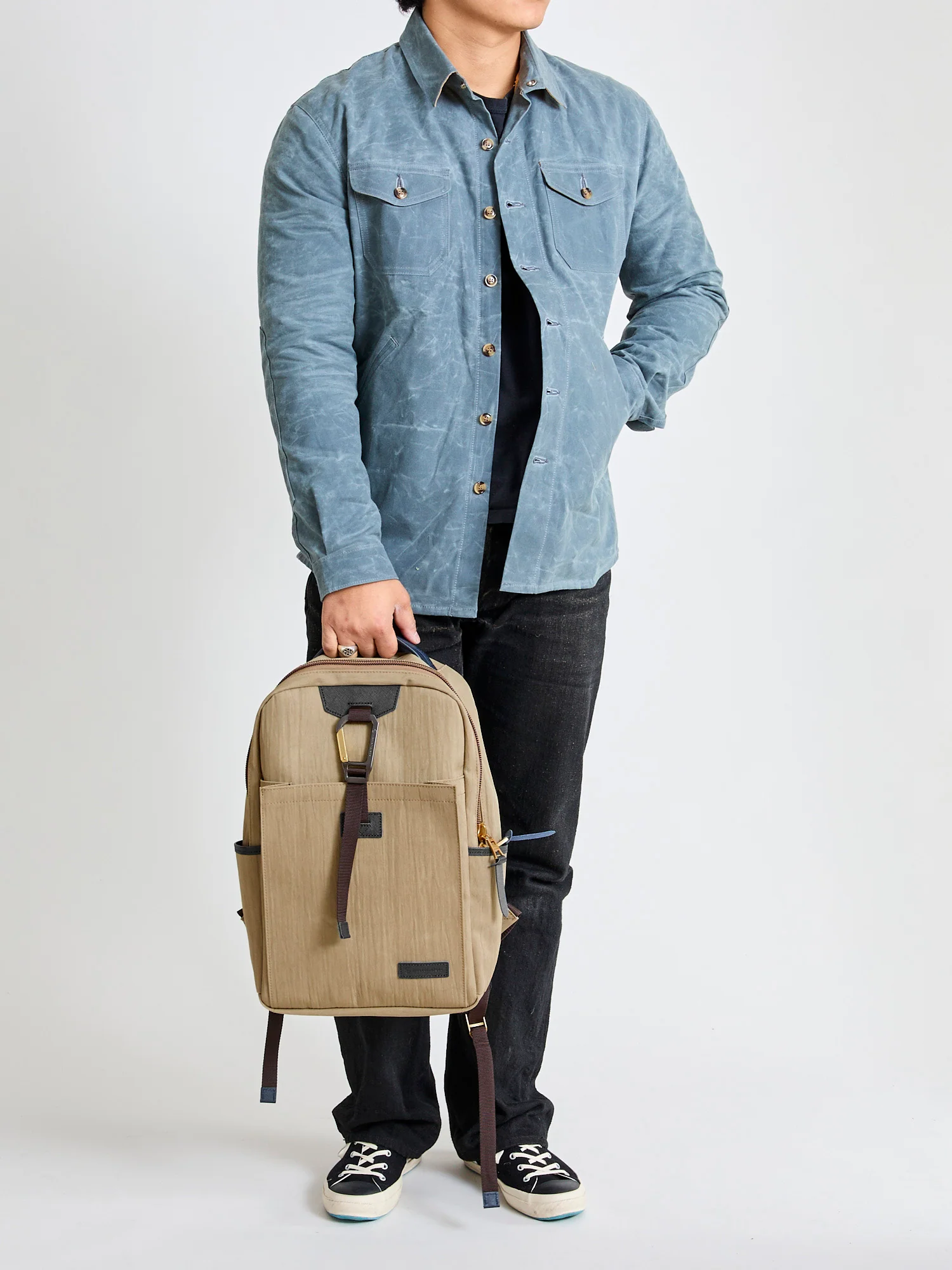 Link Backpack v2 in Beige - Image 5