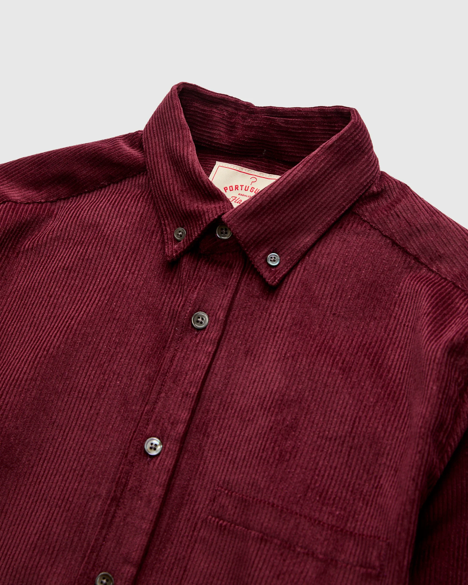 Lobo 2 Button-Up Shirt in Bordeaux - Image 4