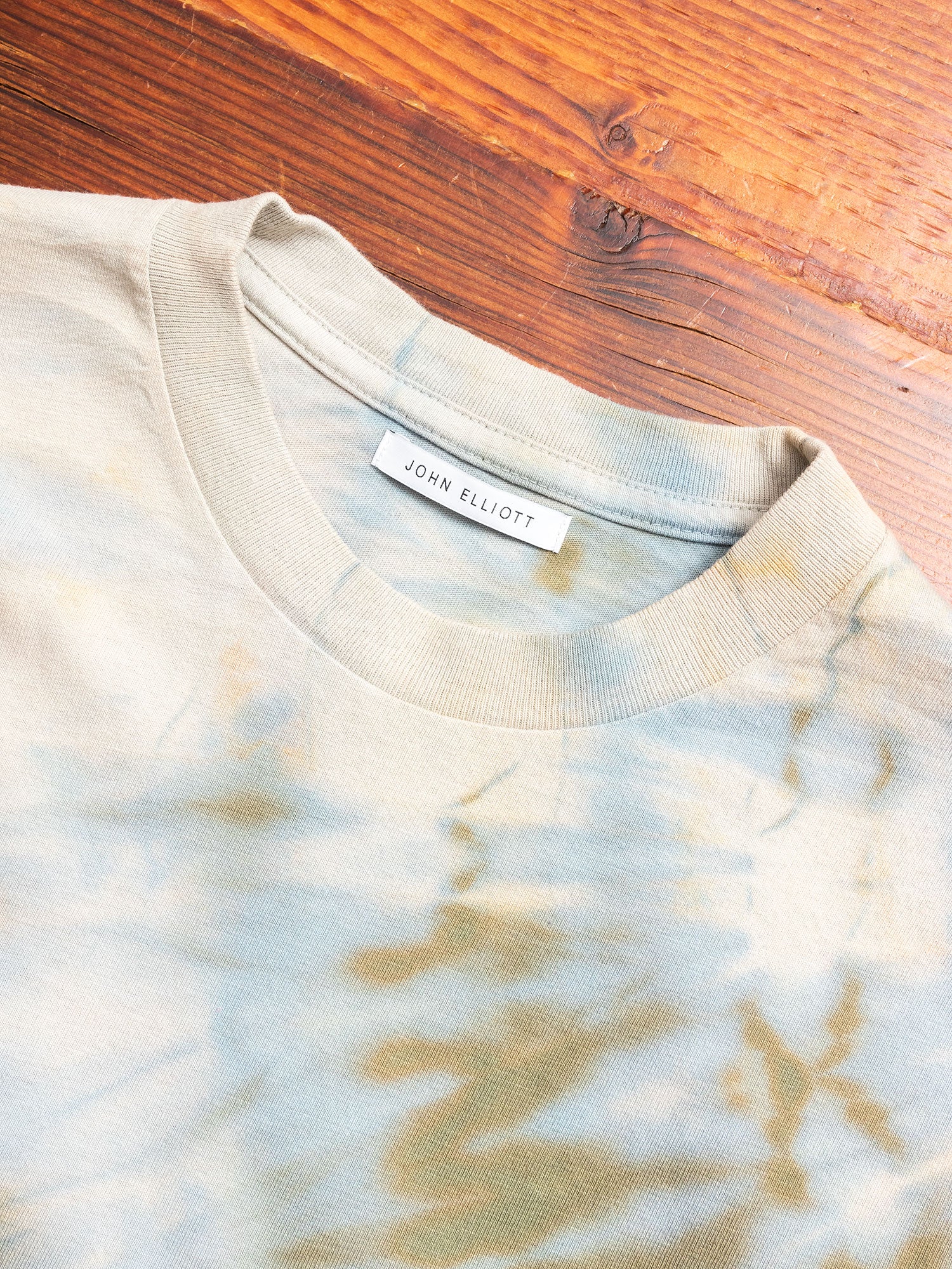 Long Sleeve University T-Shirt in Bolinas Tie Dye - Image 2