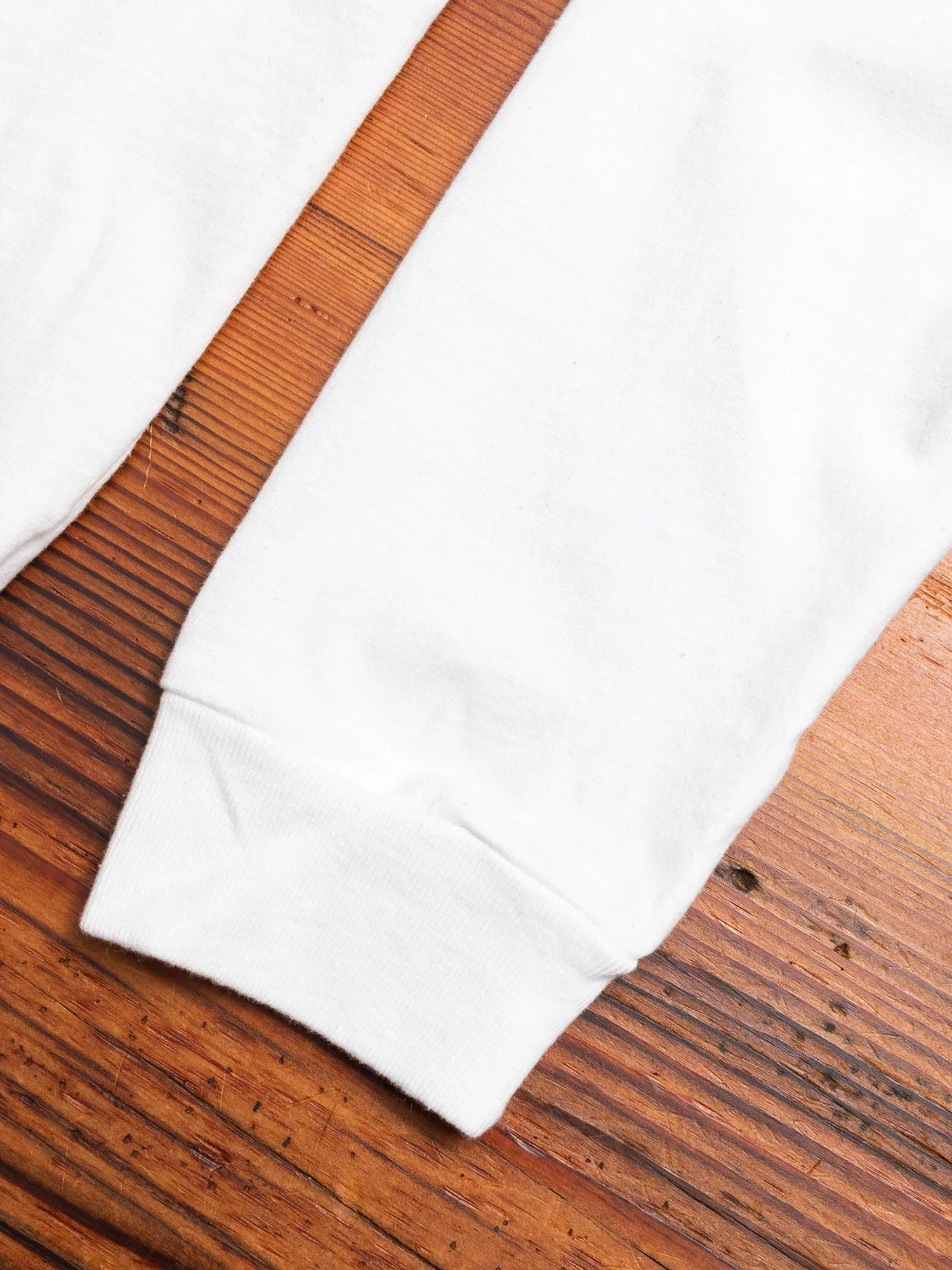 Long Sleeve University T-Shirt in White - Image 3