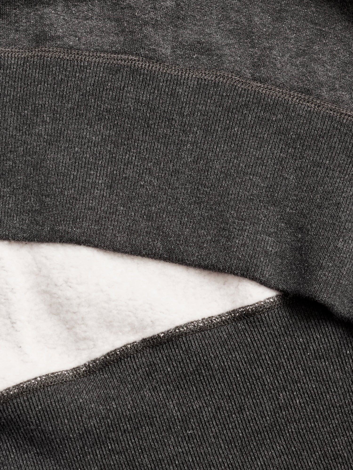 Loopwheel Crewneck Sweatshirt in Charcoal - Image 5