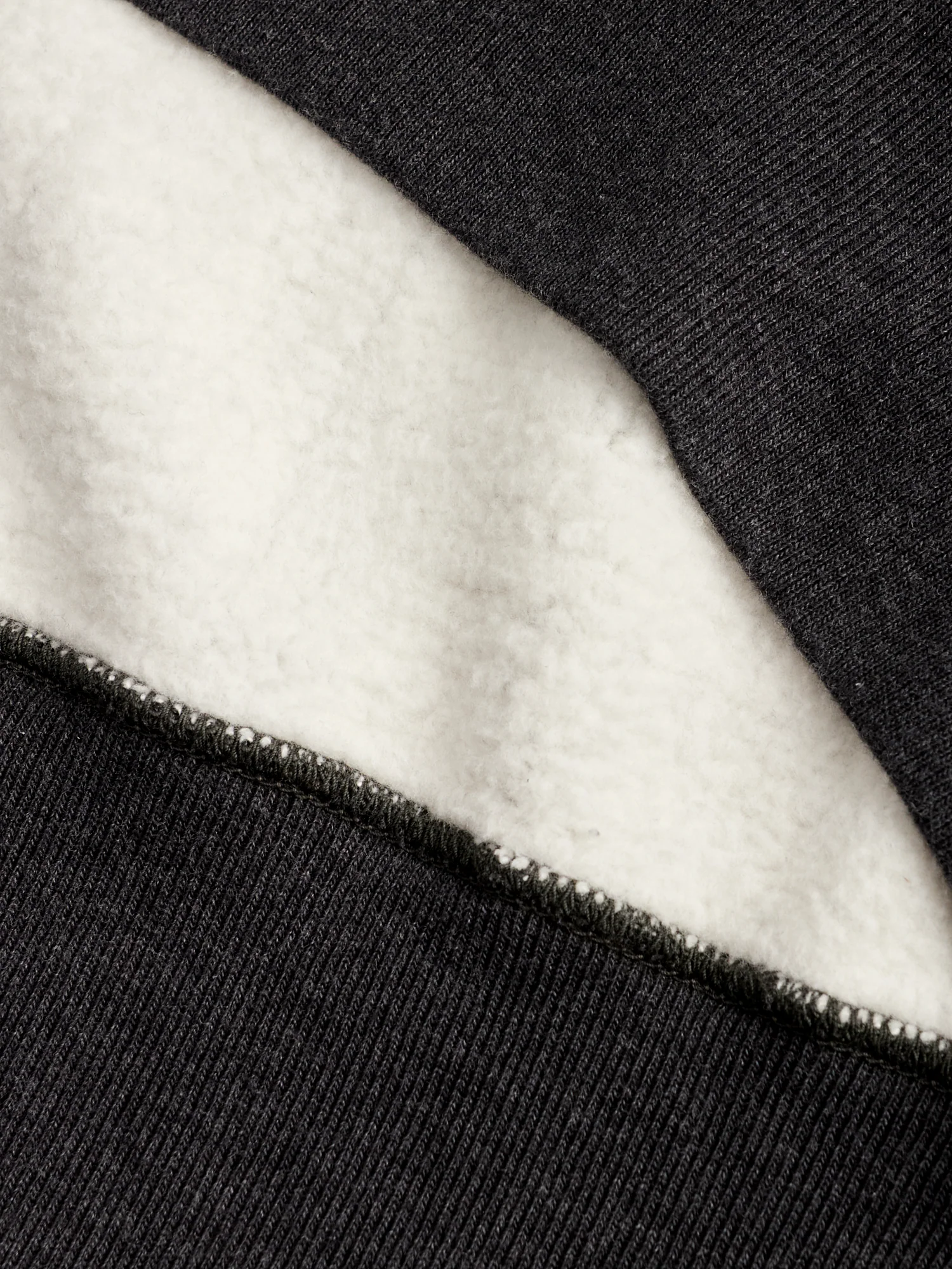 Loopwheel Parka Hoodie in Charcoal - Image 5