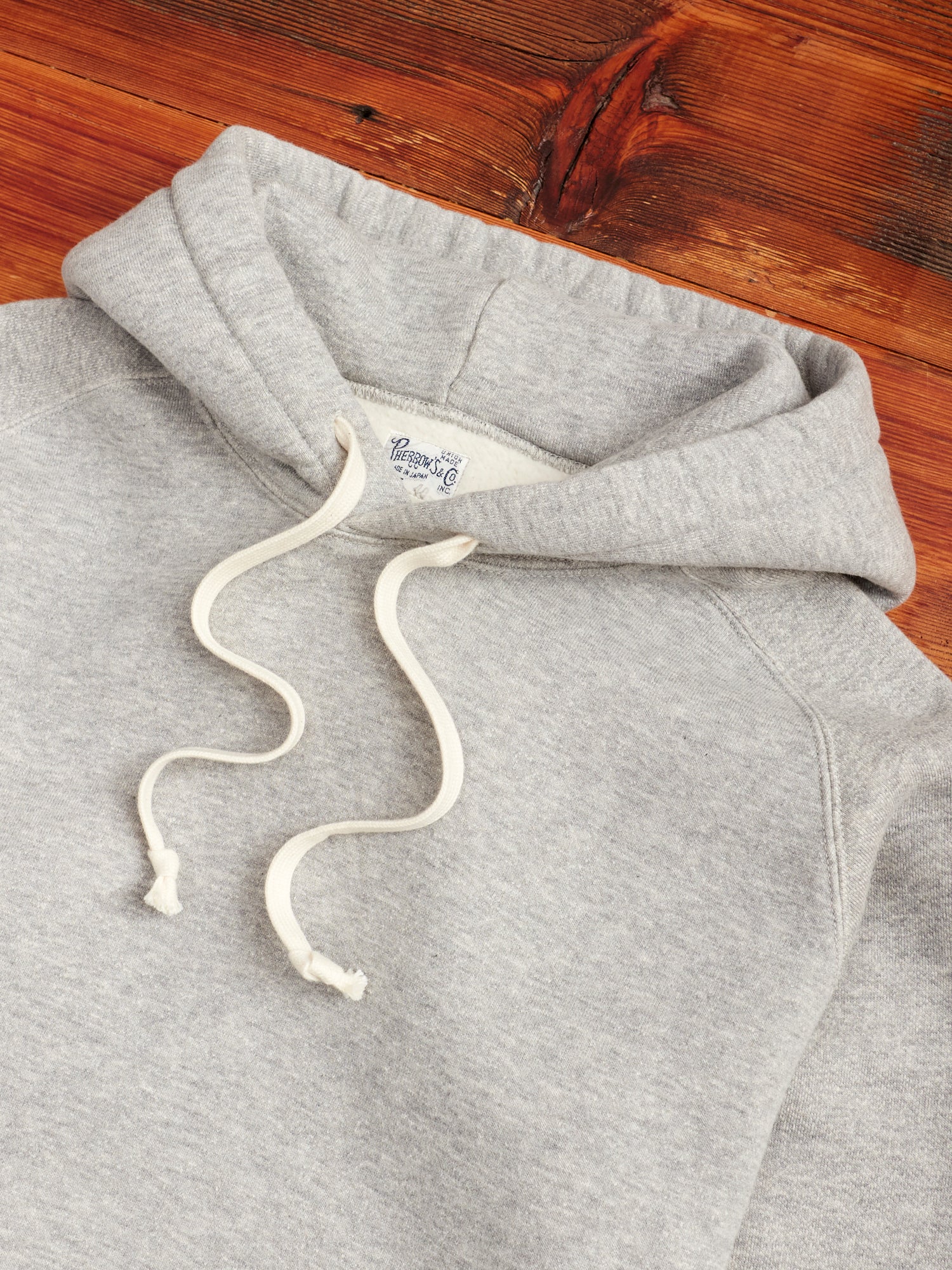 Loopwheel Parka Hoodie in Heather Grey - Image 2