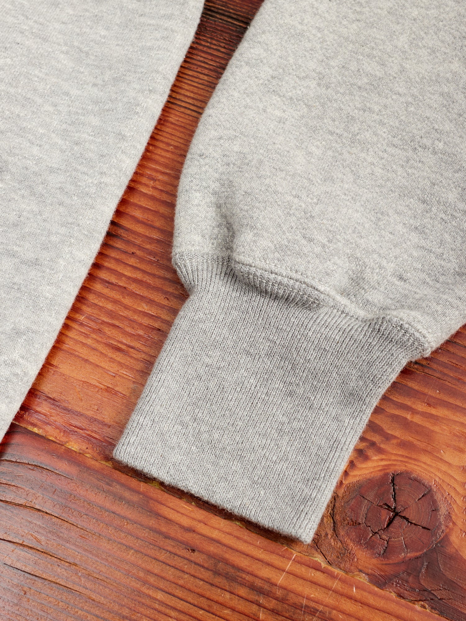Loopwheel Parka Hoodie in Heather Grey - Image 4