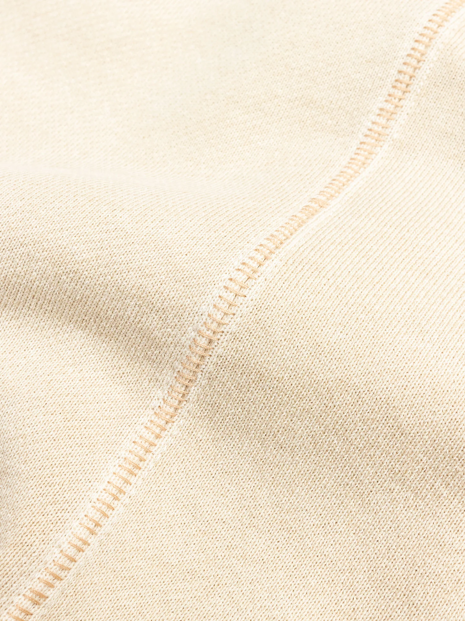 Loose Stitch Crewneck Sweater in Washed Dune - Image 7