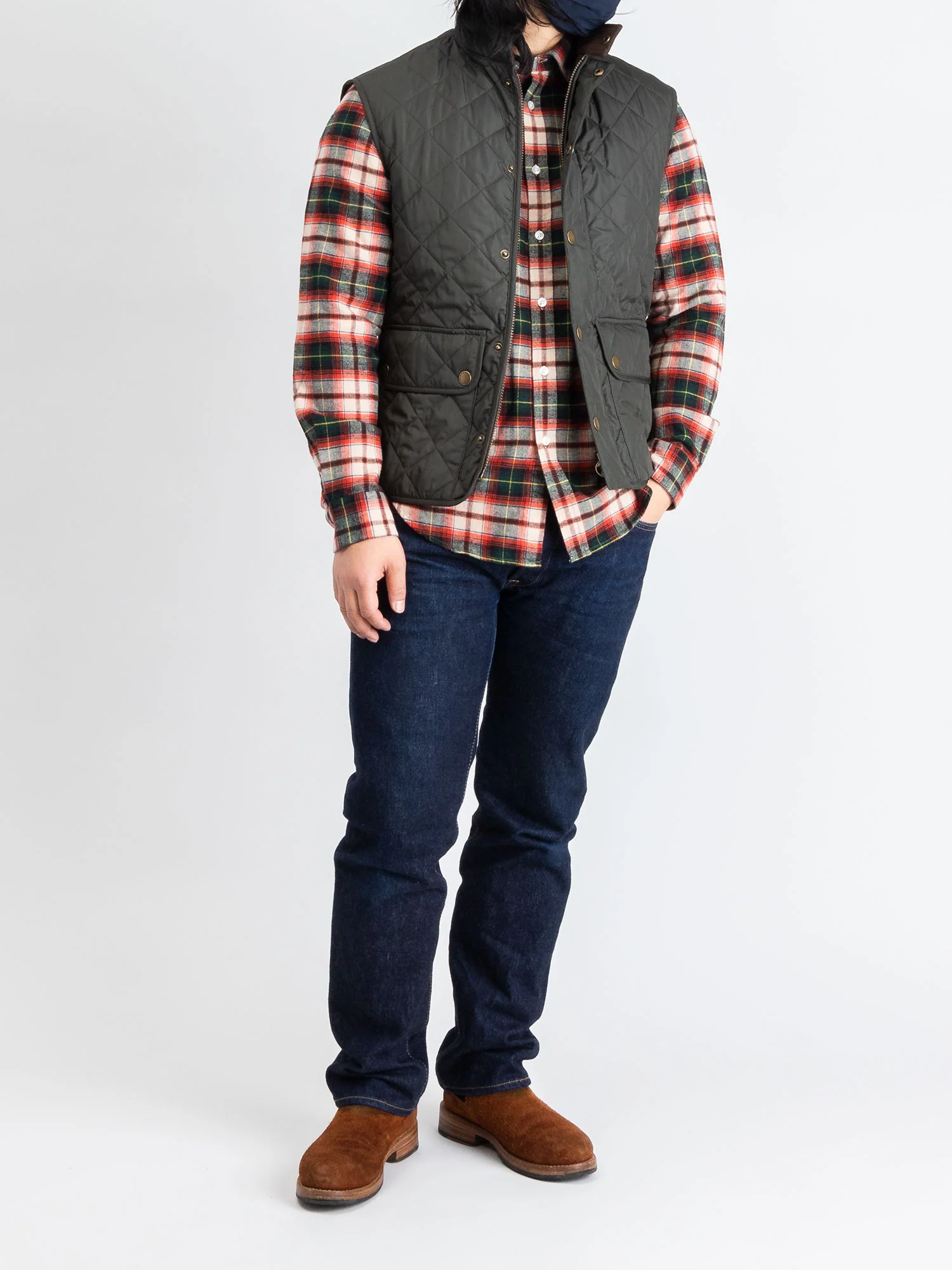"Lowerdale" Gilet in Sage - Image 13