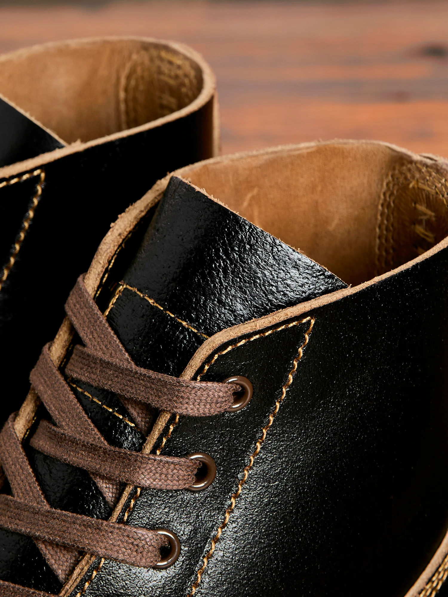 M-43 Service Shoe Boot in Horween Waxed Flesh Dark Brown - Image 8