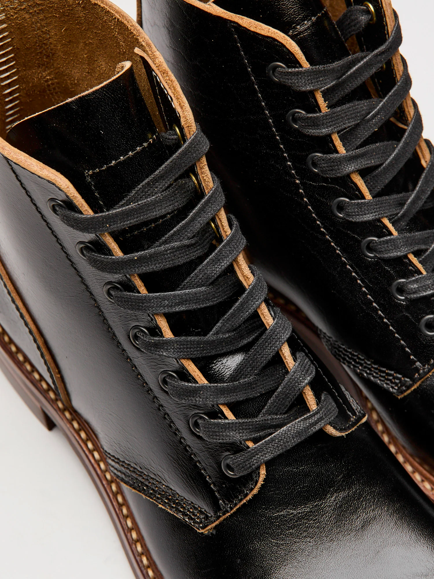 M-43 Service Shoe Boot in Black Shinki Teacore Horsebutt - Image 7