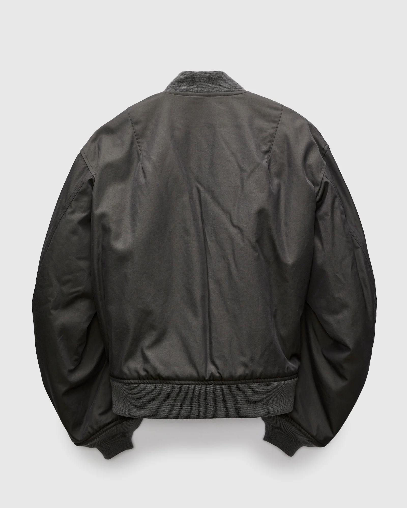 "Jet-Dyed" MA-1 Flight Jacket in Charcoal Grey - Image 3