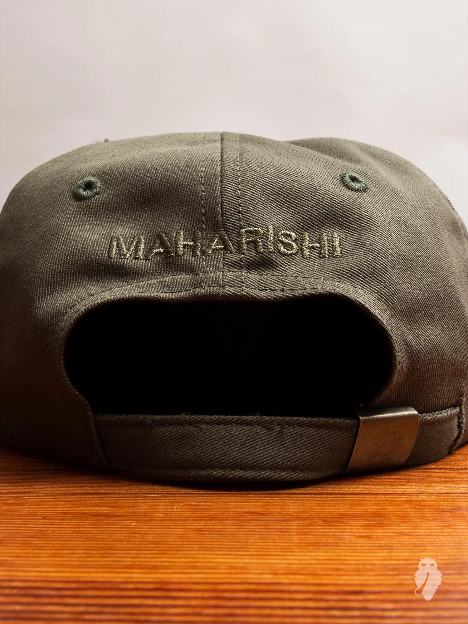 Leopard 6-Panel Hat in Military Olive - Image 4