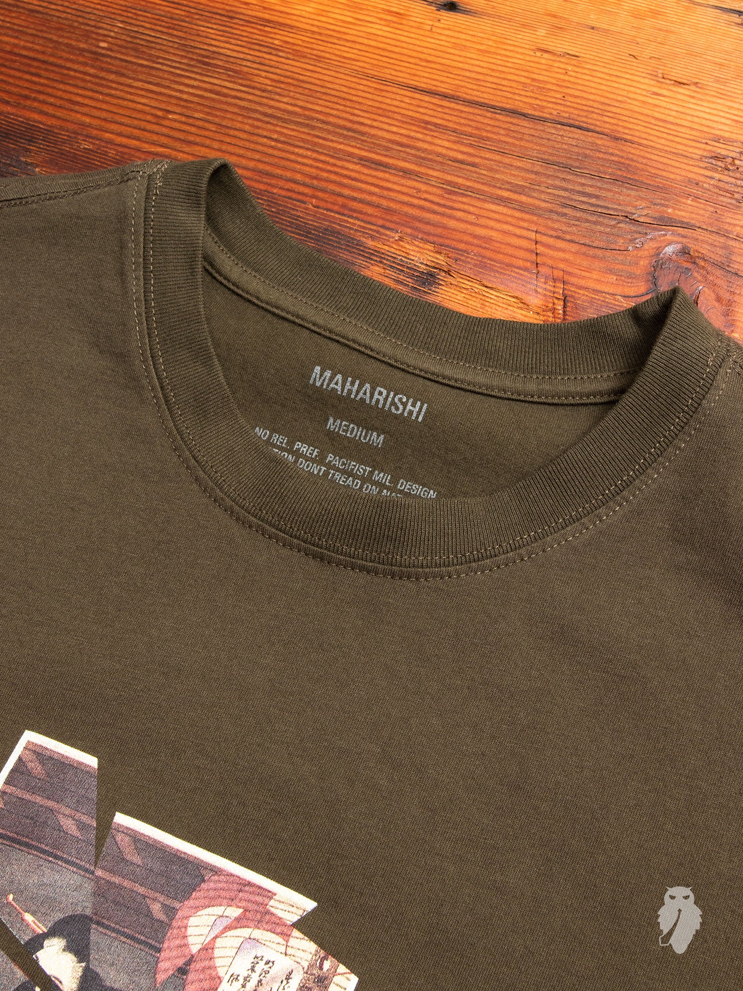 "Yoshitoshi" T-Shirt in Military Olive - Image 3