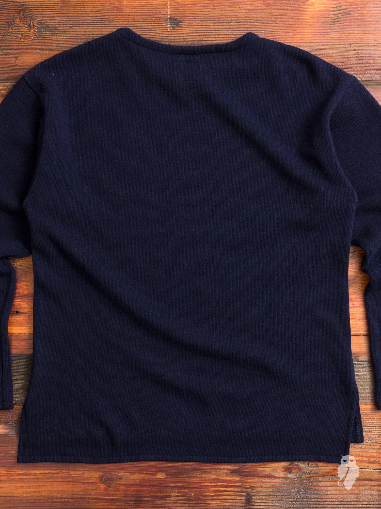 "Mariniere" Lambswool Sweater in Navy - Image 6
