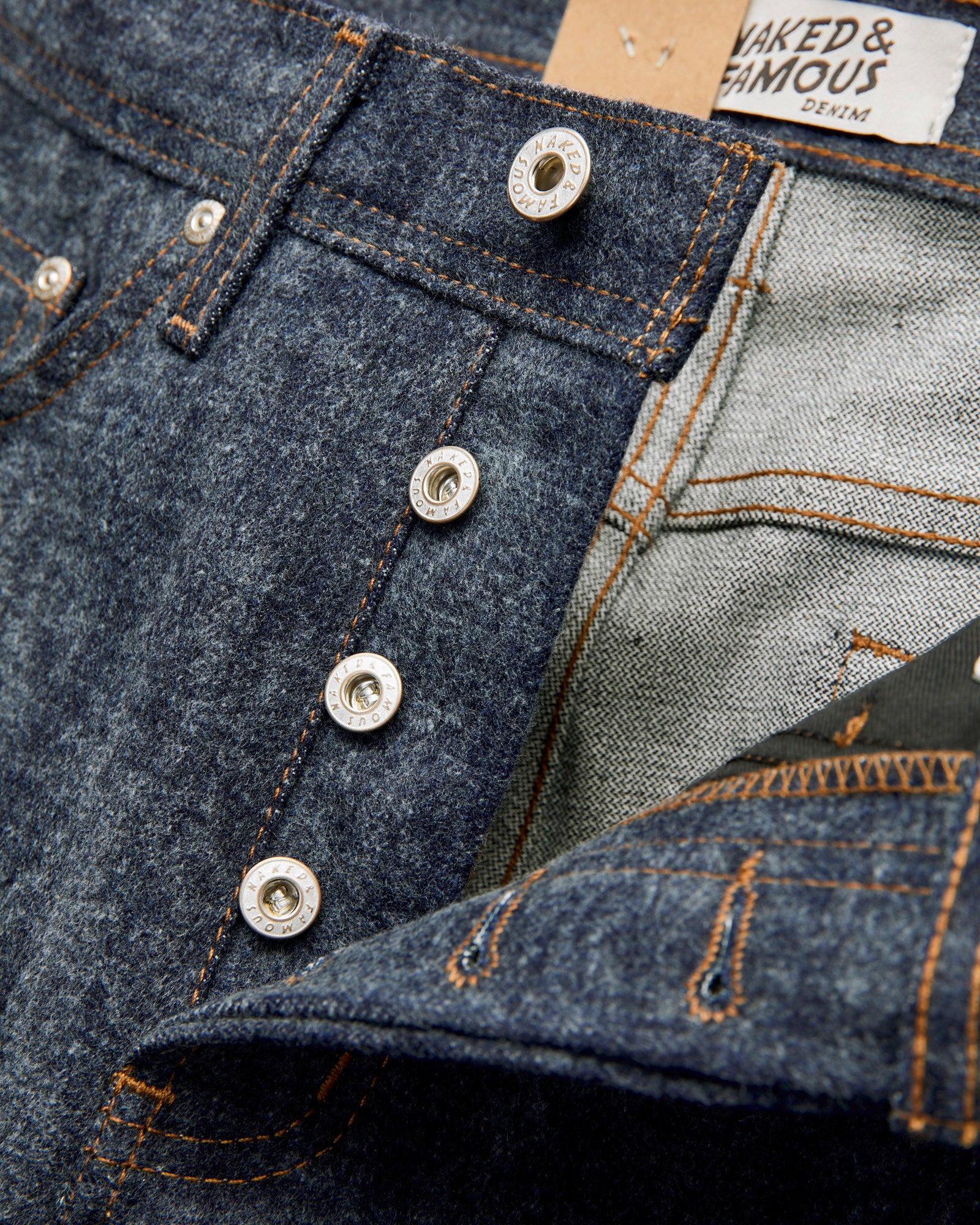 "Max Brush" 13.75oz Selvedge Denim - Weird Guy Fit - Image 7