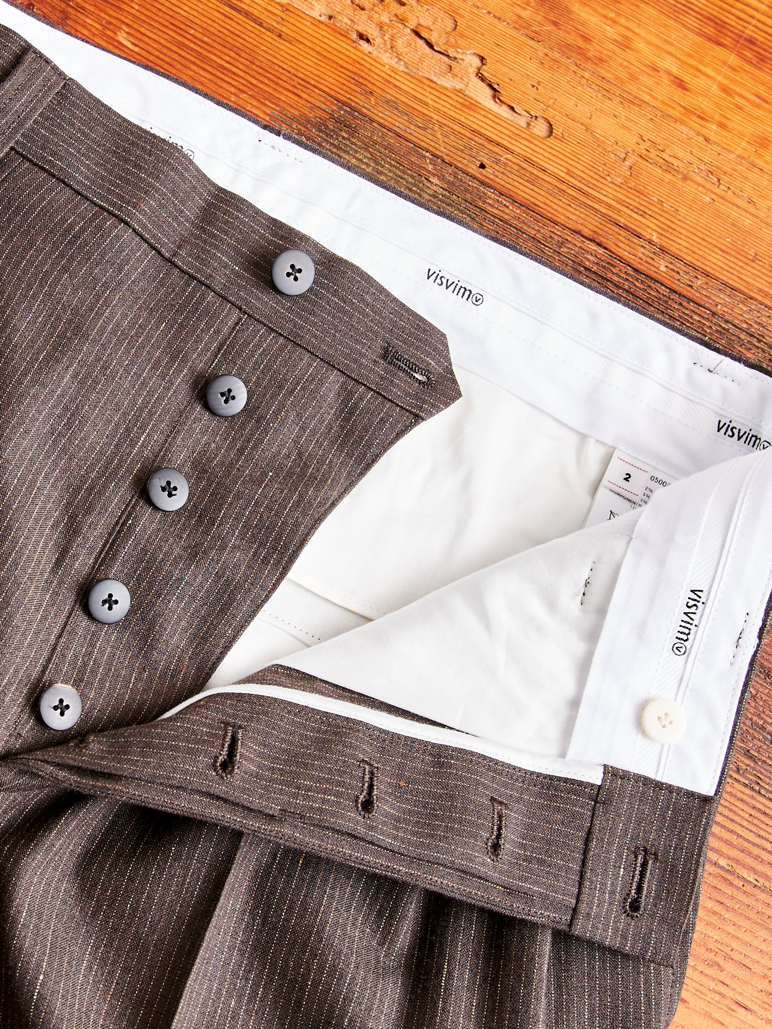 McCloud Slacks Santome in Charcoal - Image 6