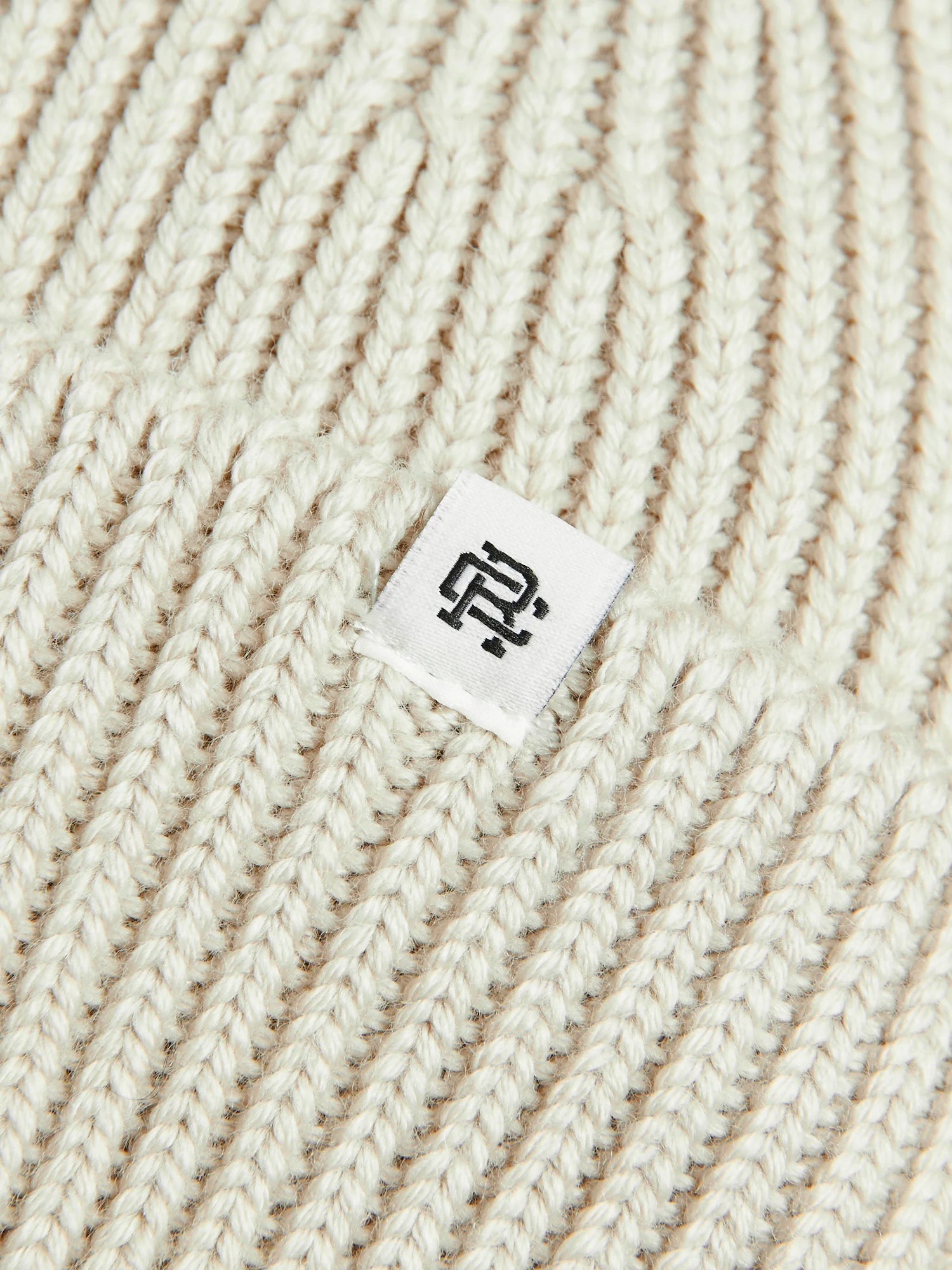 Merino Wool Watch Cap Beanie in Dune - Image 2