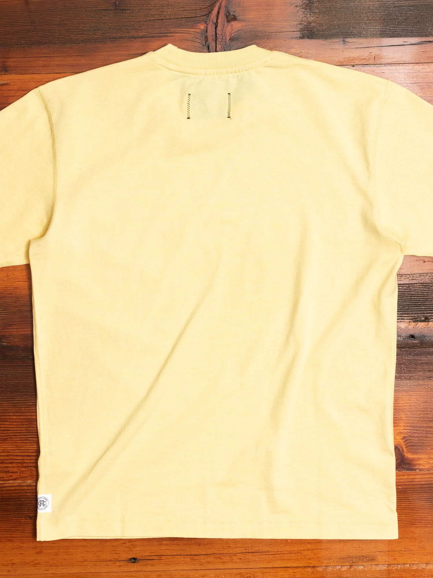 Midweight Jersey T-Shirt in Citron - Image 4