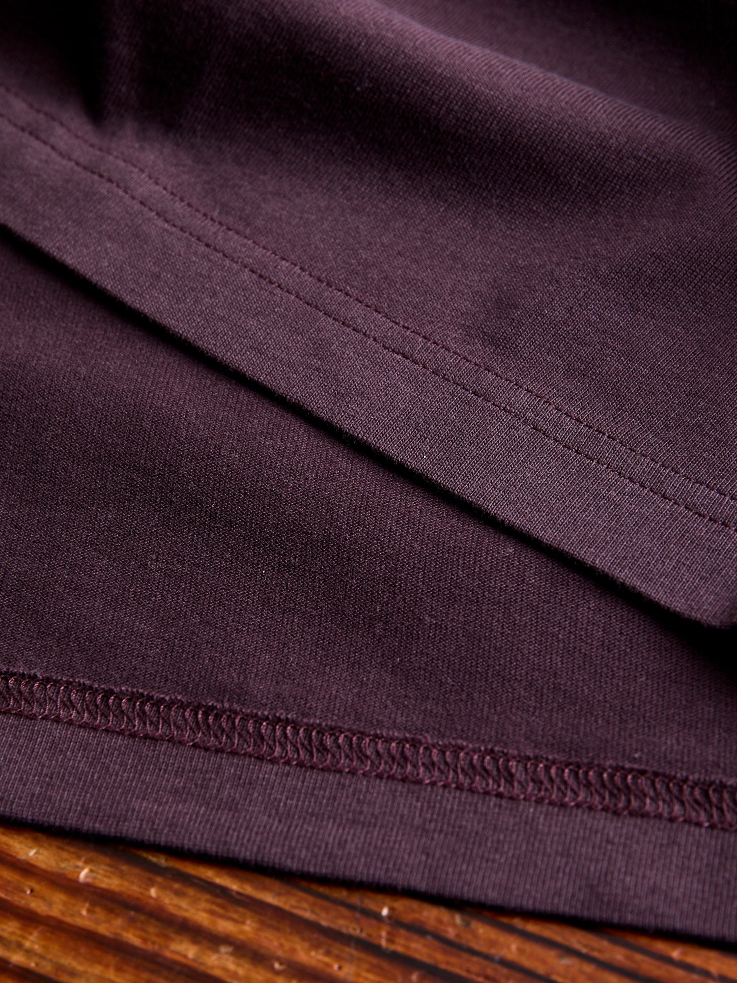 Midweight Long Sleeve T-Shirt in Oxblood - Image 5