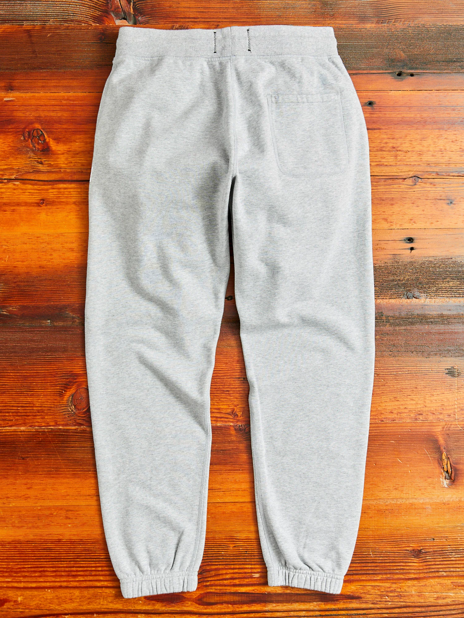 Midweight Terry Cuffed Sweatpant in Heather Grey - Image 9