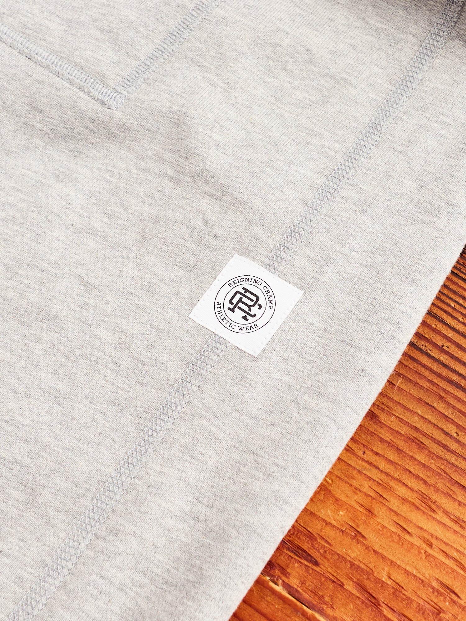 Midweight Terry Hooded Robe in Heather Grey - Image 10