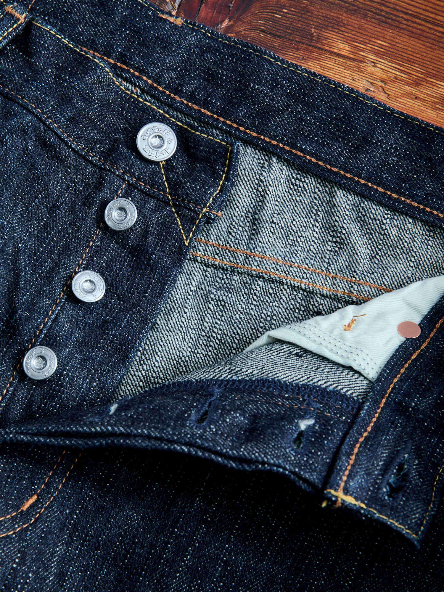 MIJ12 "Aomidori" 16oz Greencast Slub Selvedge Denim - Easy Guy Fit - Image 10