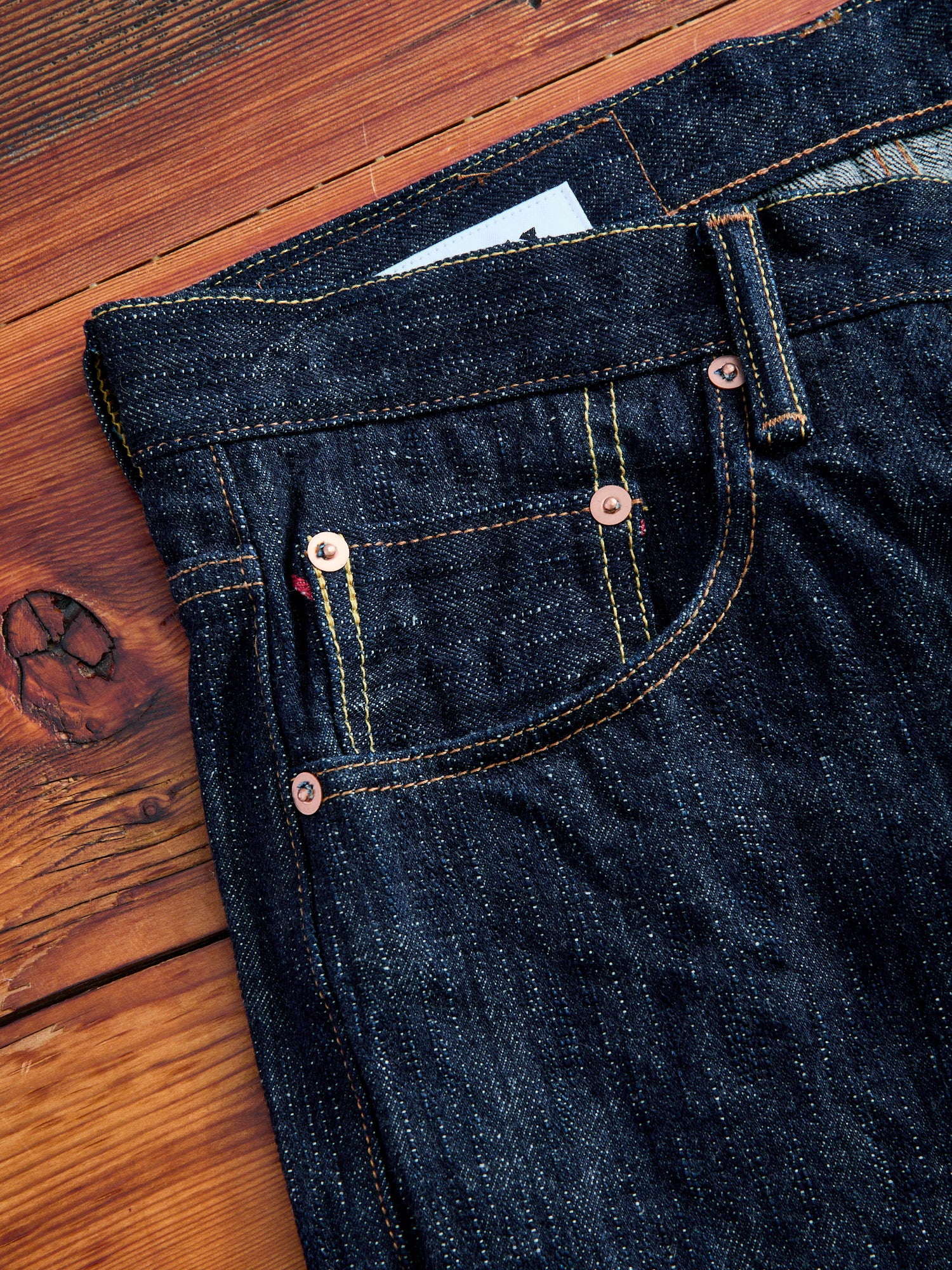 MIJ12 "Aomidori" 16oz Greencast Slub Selvedge Denim - Easy Guy Fit - Image 8