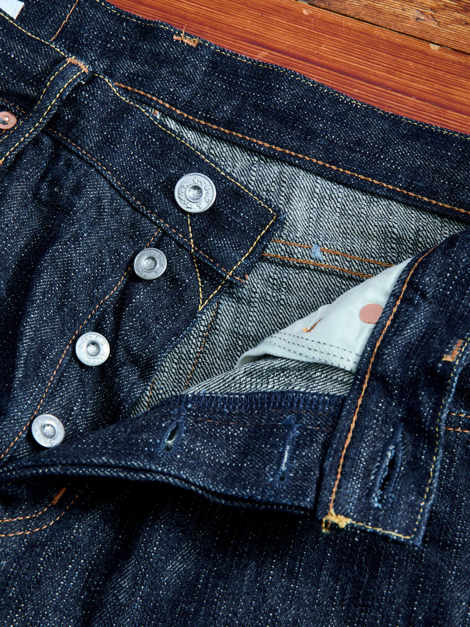 MIJ12 "Aomidori" 16oz Greencast Slub Selvedge Denim - Weird Guy Fit - Image 10