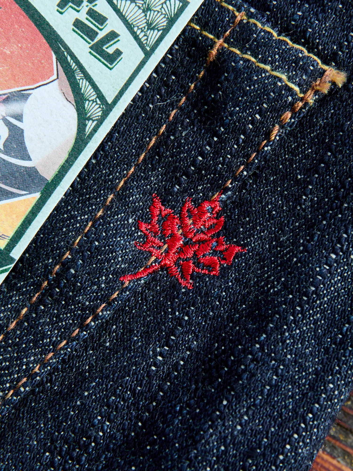 MIJ12 "Aomidori" 16oz Greencast Slub Selvedge Denim - Weird Guy Fit - Image 5