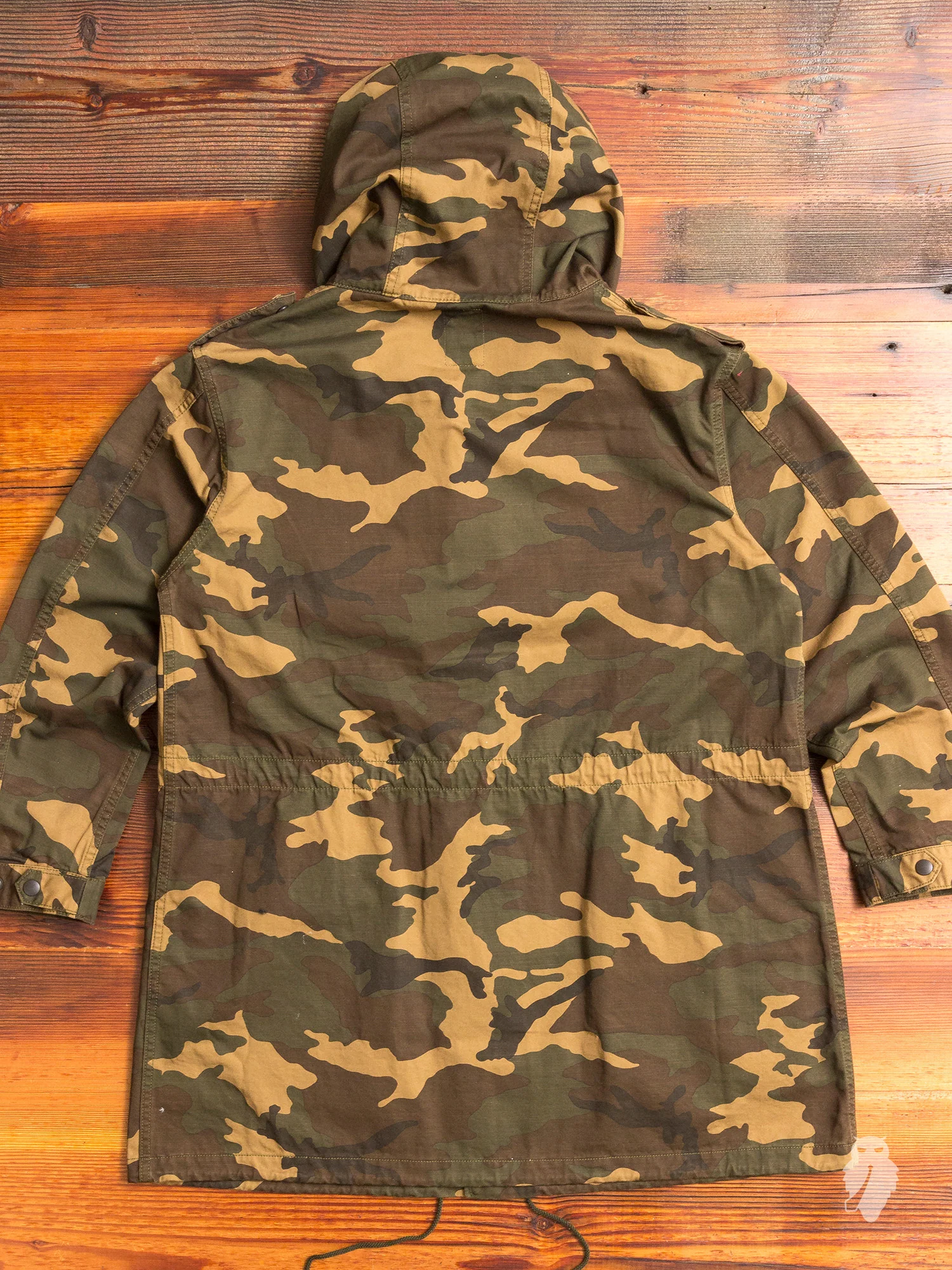 Military Field Jacket in Woodland Camo - Image 11