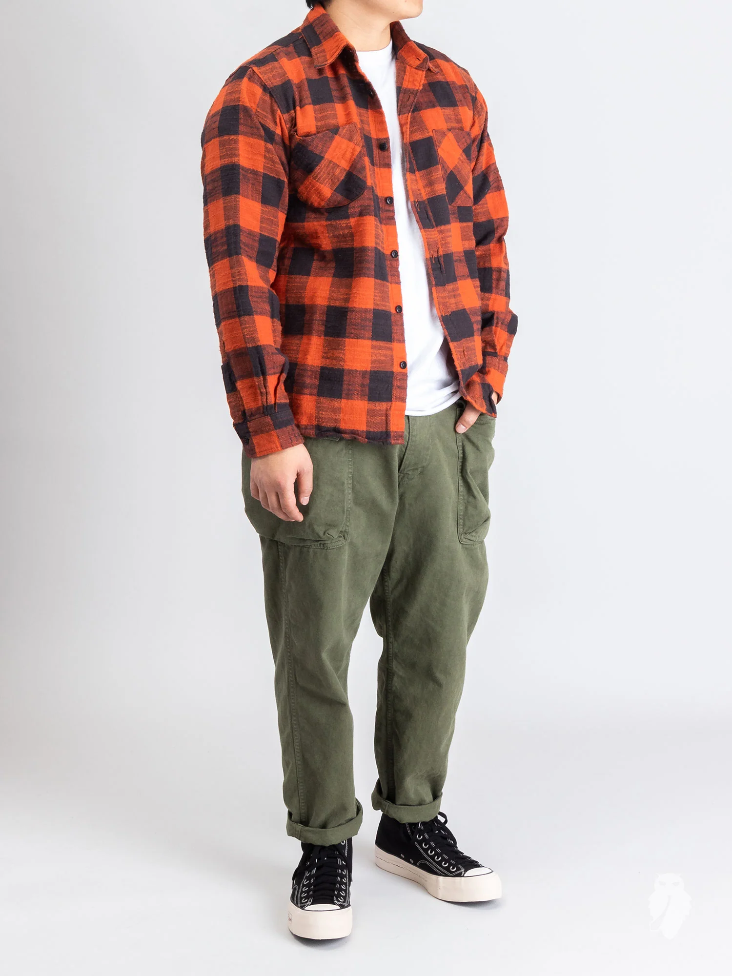 Military Pants in Green Khaki - Image 9