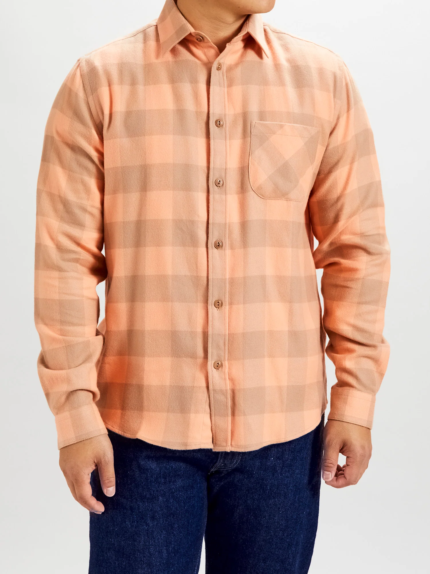 Mindelo Button-Up Shirt in Blush - Image 2