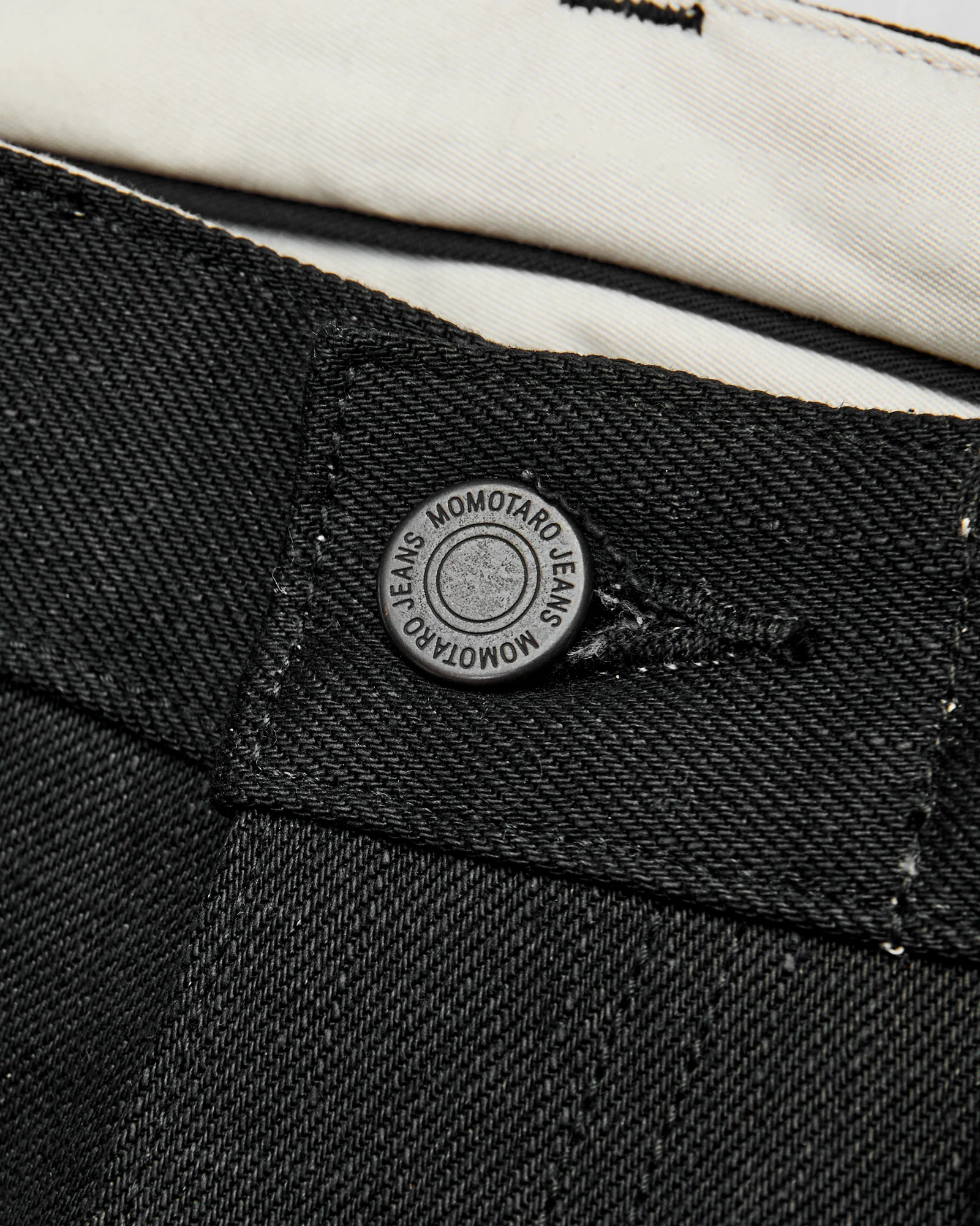 MMJZ1200 "Standard" 14.7oz Black Selvedge Denim - Tapered Fit - Image 9