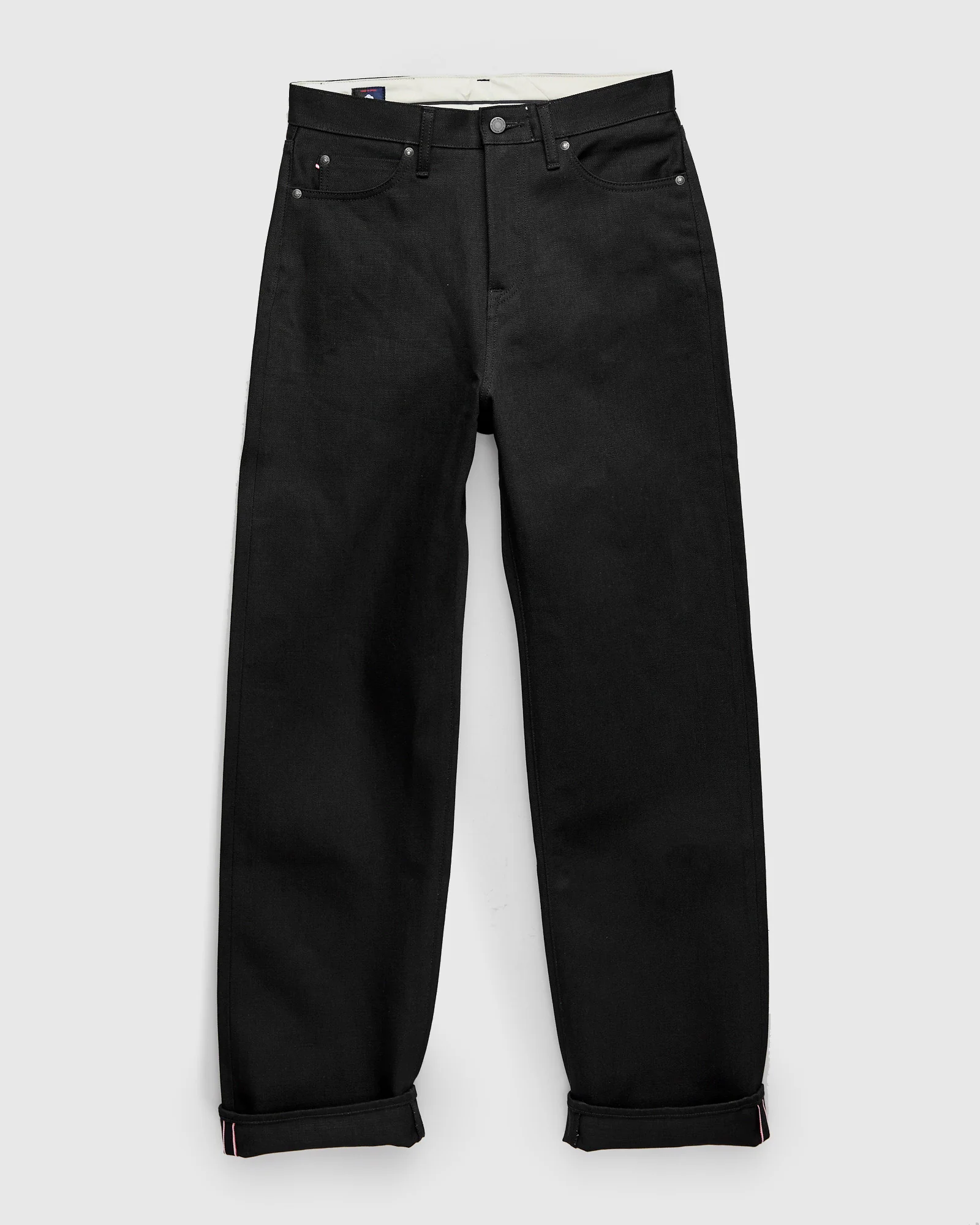 MMJZ1400 "Standard" 14.7oz Black Selvedge Denim - Wide Fit - Image 2