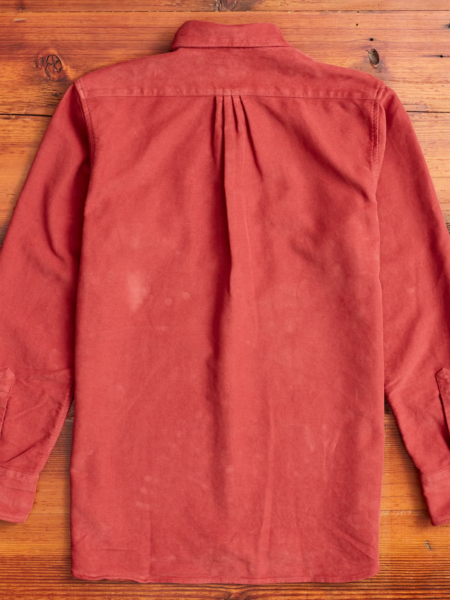 Moleskin Pearl Snap Shirt in Merlot - Image 9