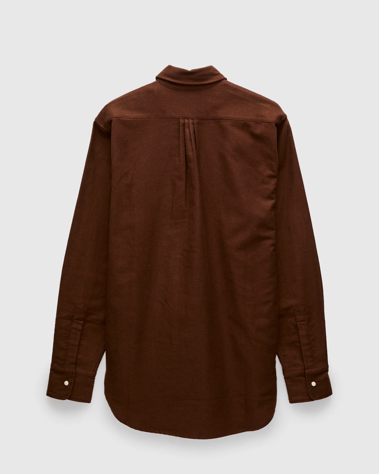 Moleskin Pearl Snap Shirt in Cocoa - Image 2