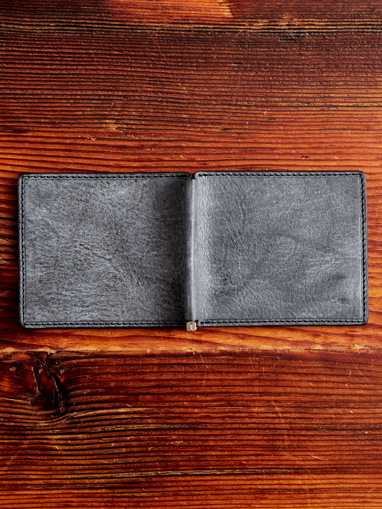 Money Clip Wallet in Black - Image 6