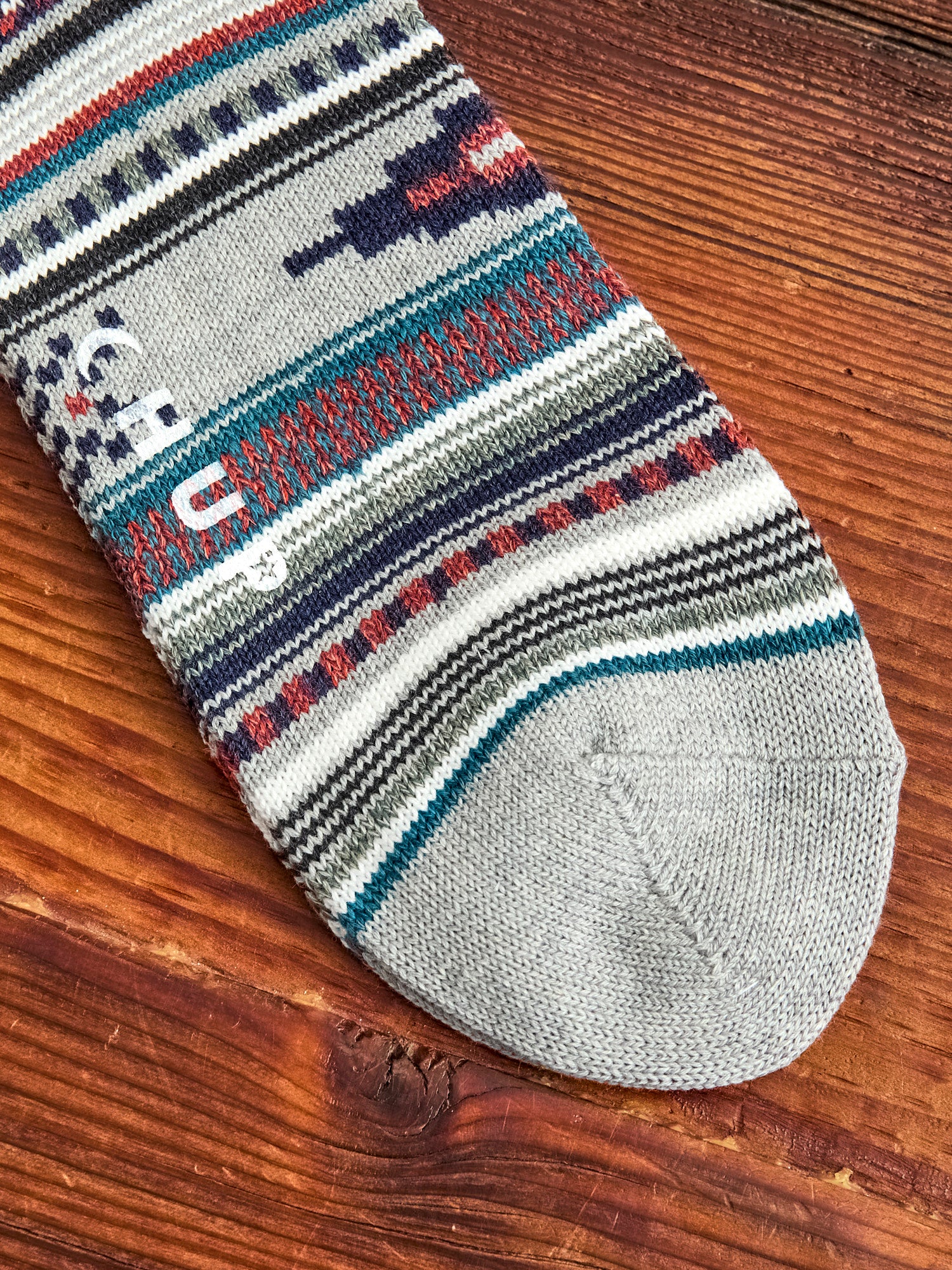 Monument Valley Sock in Light Grey - Image 3