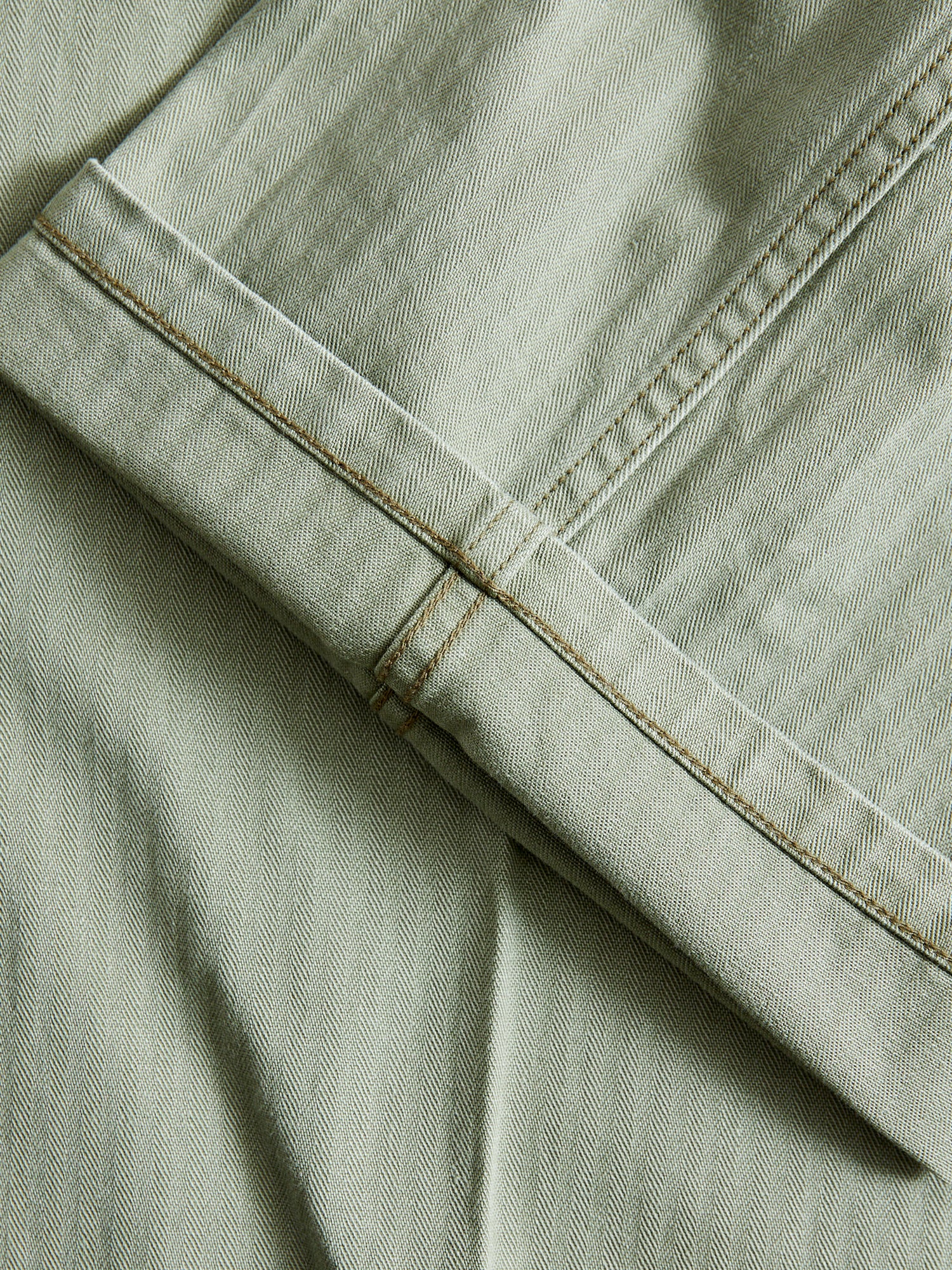 MSP-1014 Tsugihagi Baker Pants in Army Green - Image 8