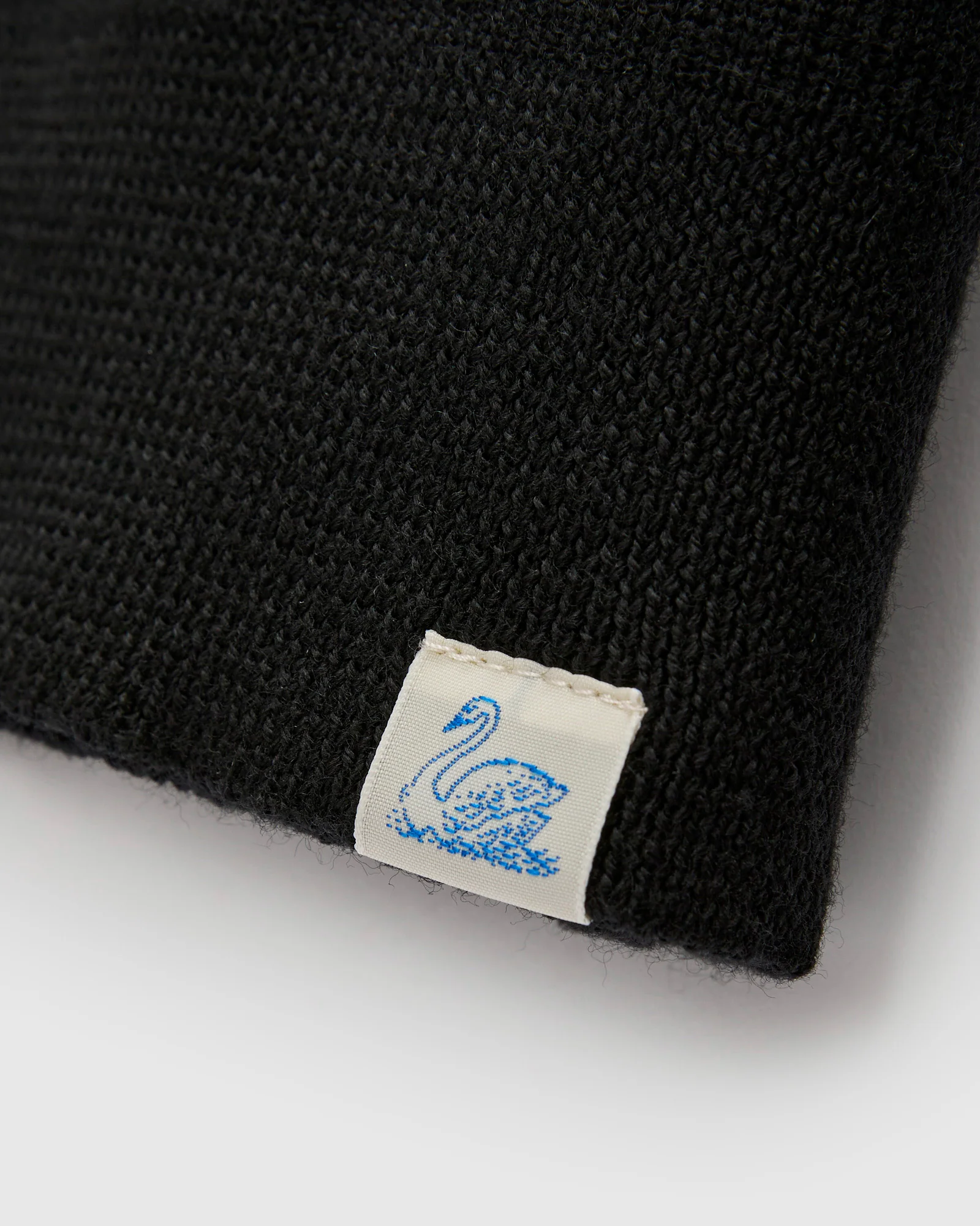 MWCC01 "Good Basics" Merino Wool Knit Sweater in Deep Black - Image 6